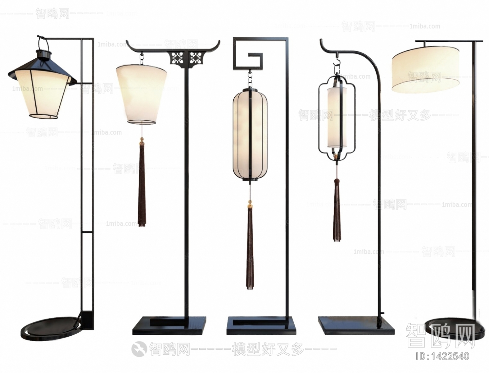 New Chinese Style Floor Lamp