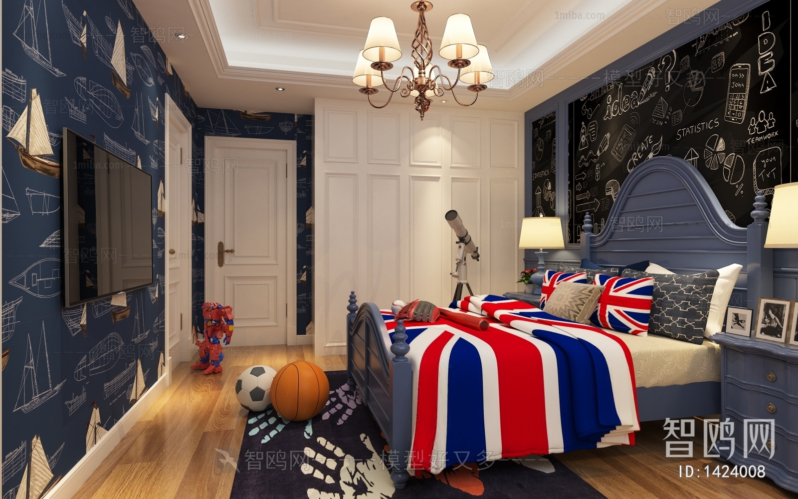 American Style Boy's Room And Son's Room