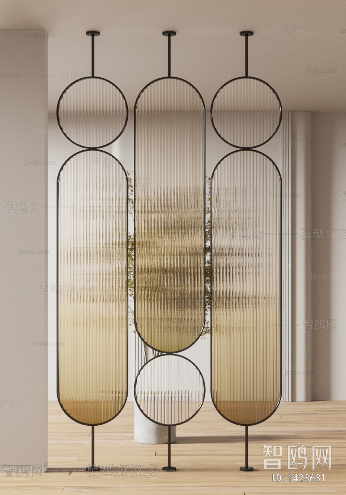 Modern Glass Screen Partition