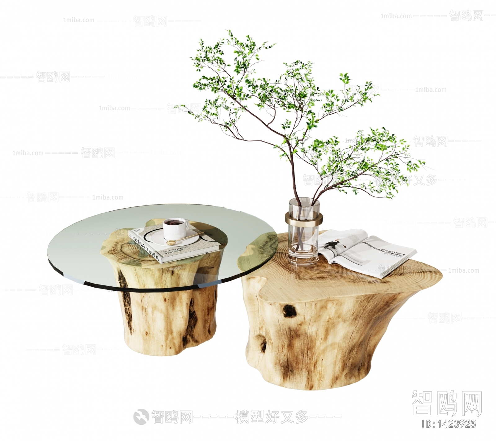 Wabi-sabi Style Coffee Table