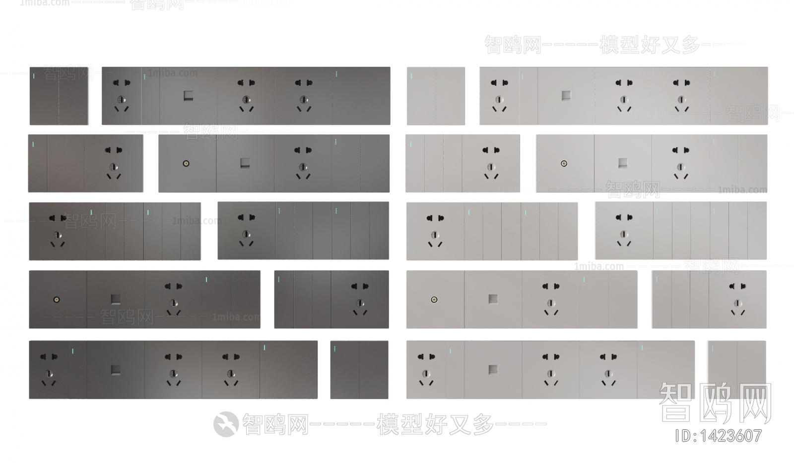 Modern Switch Socket Panel