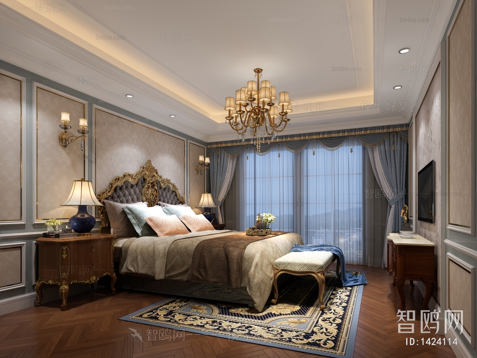 European Style Bedroom