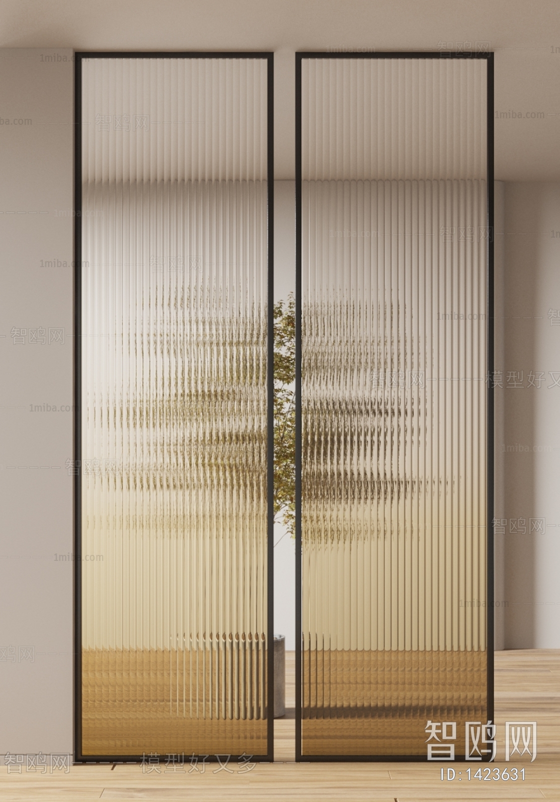 Modern Glass Screen Partition