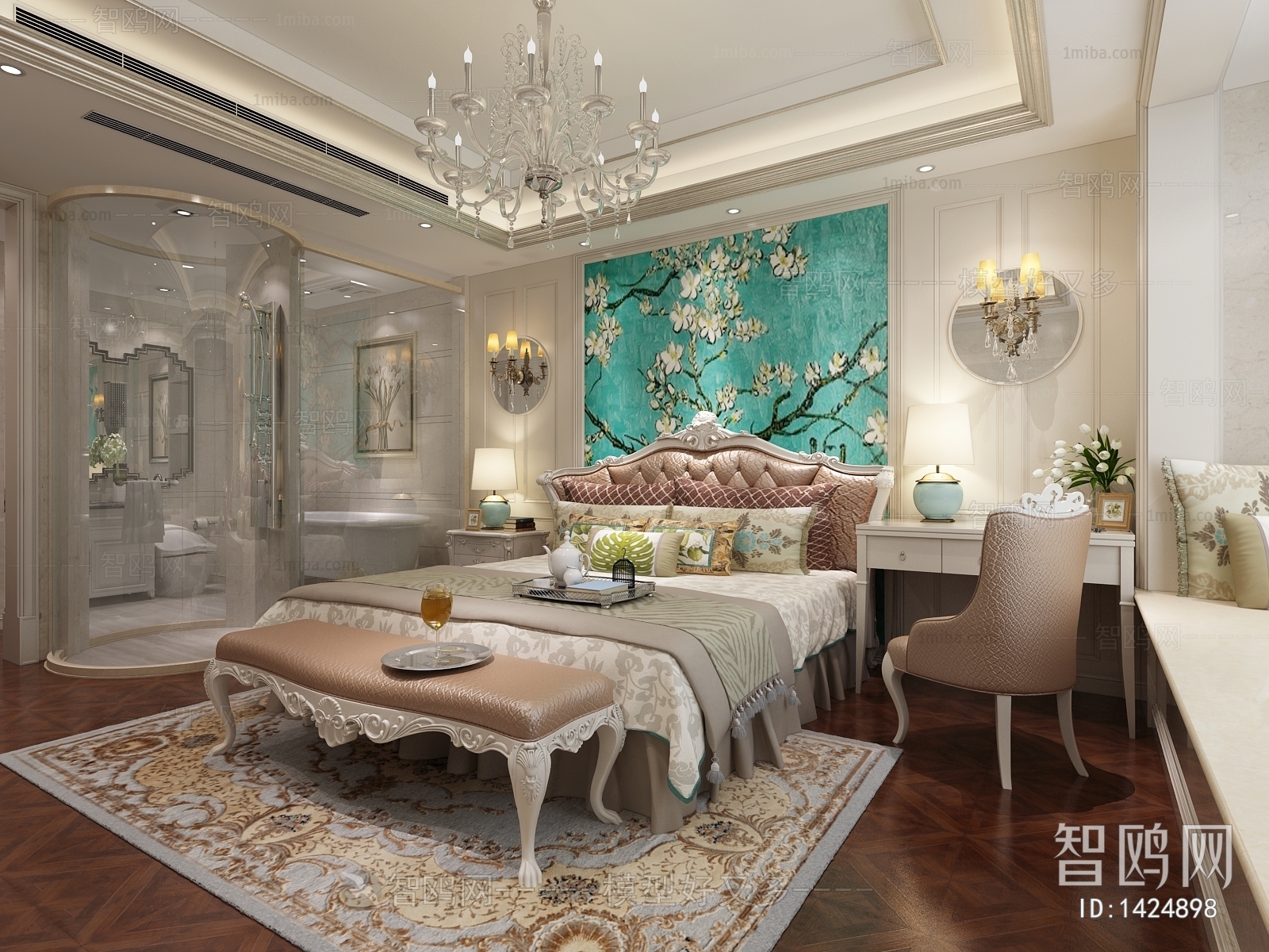 European Style New Classical Style Bedroom