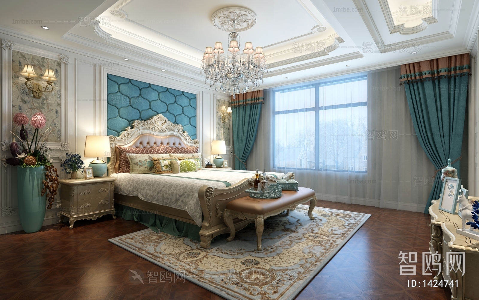 European Style Classical Style Bedroom