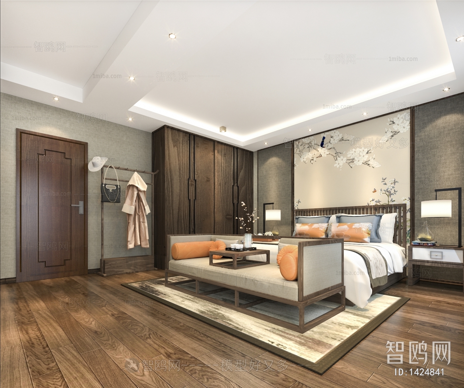 New Chinese Style Bedroom