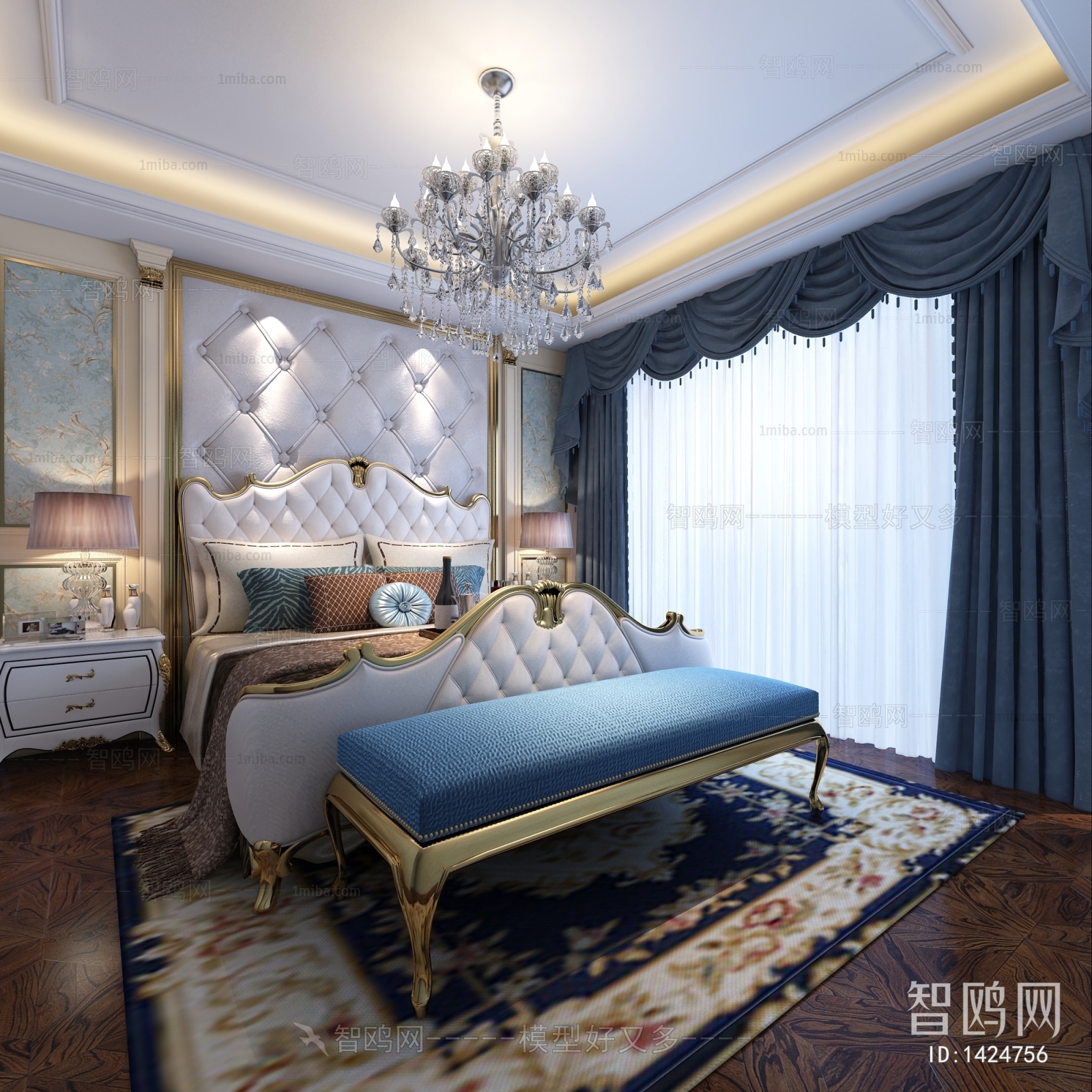 European Style Classical Style Bedroom