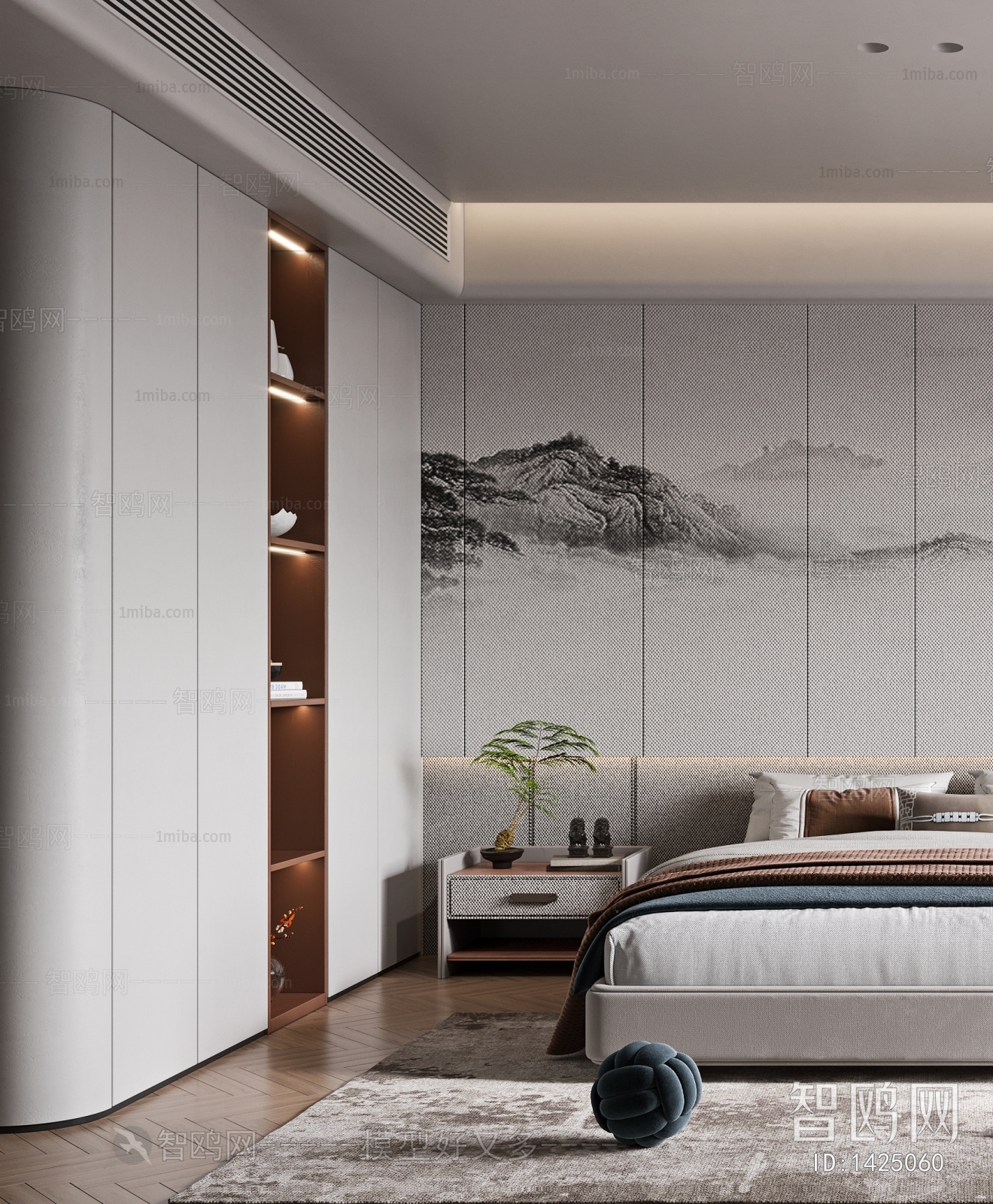 New Chinese Style Bedroom