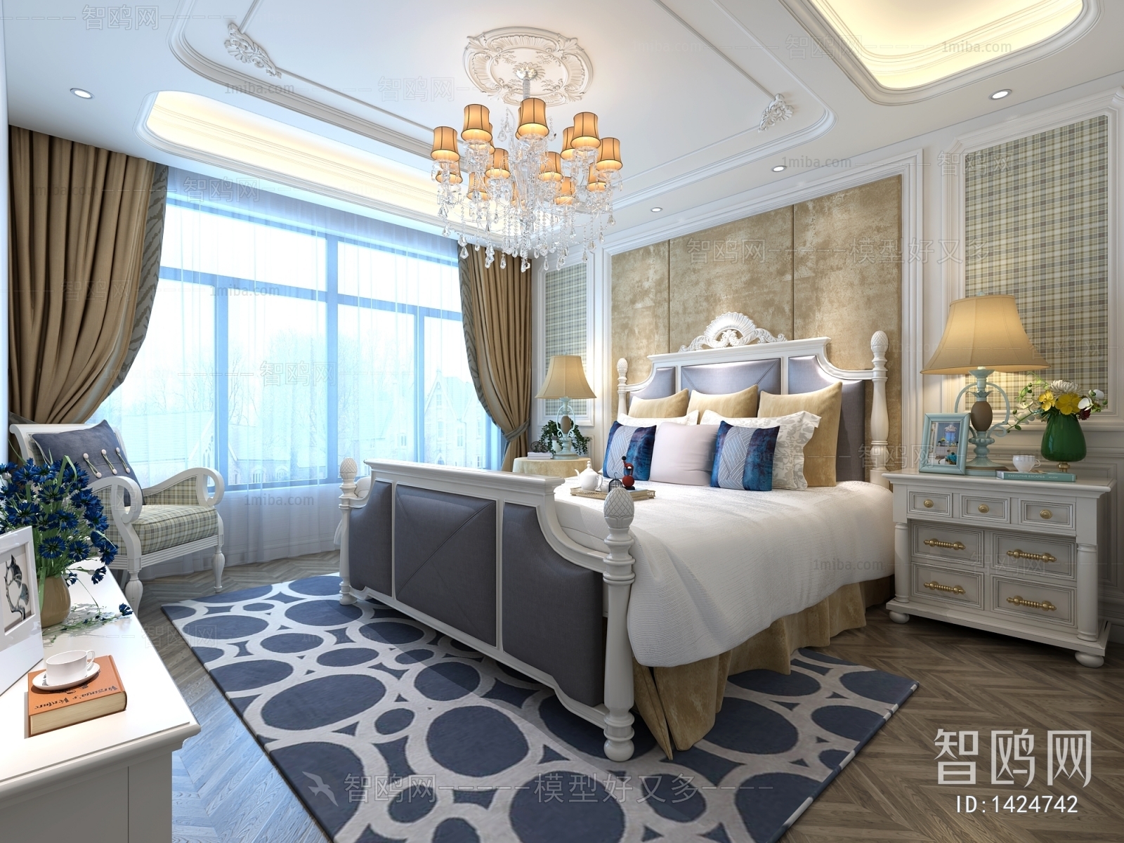 European Style Classical Style Bedroom