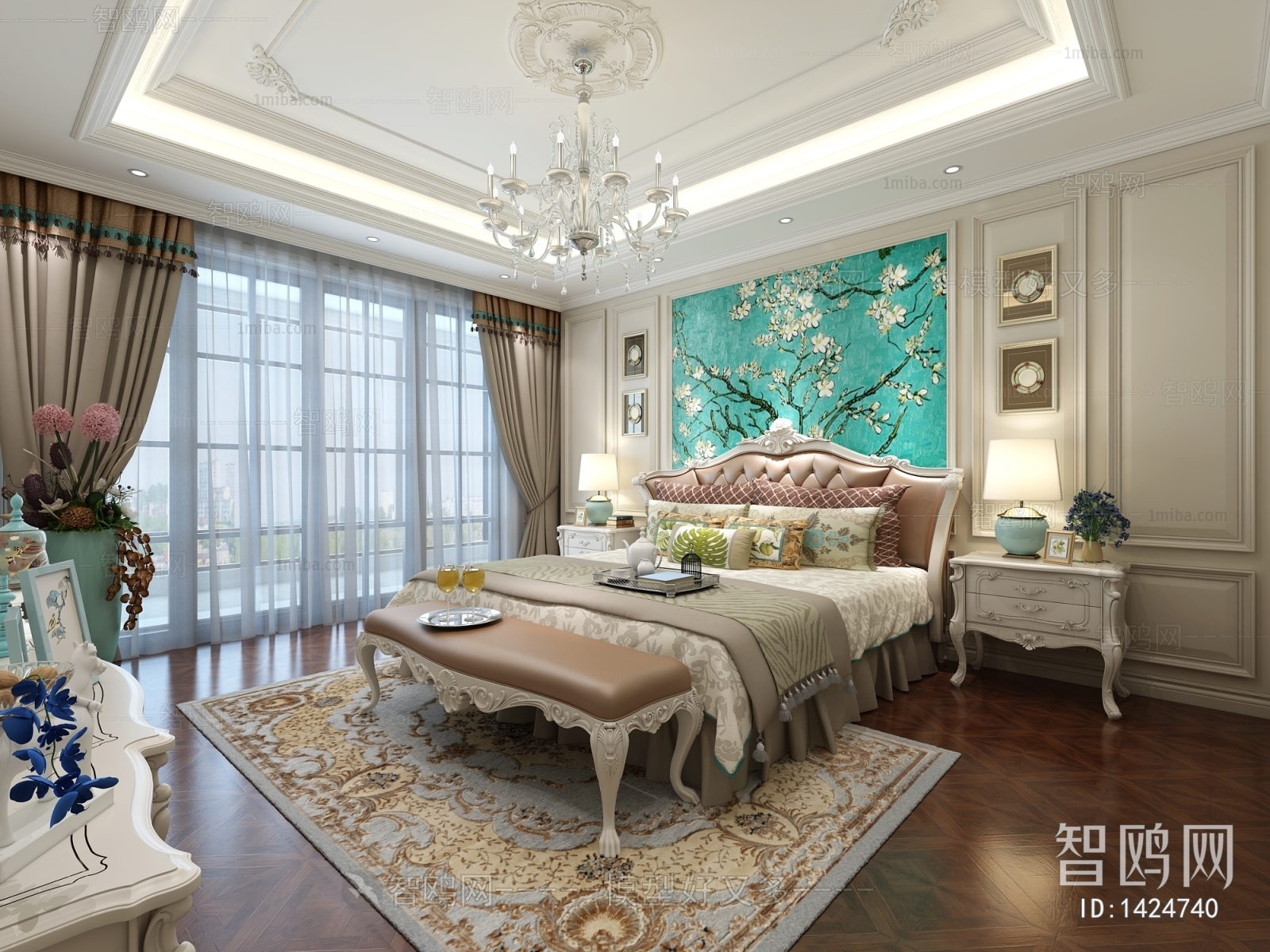 European Style Classical Style Bedroom