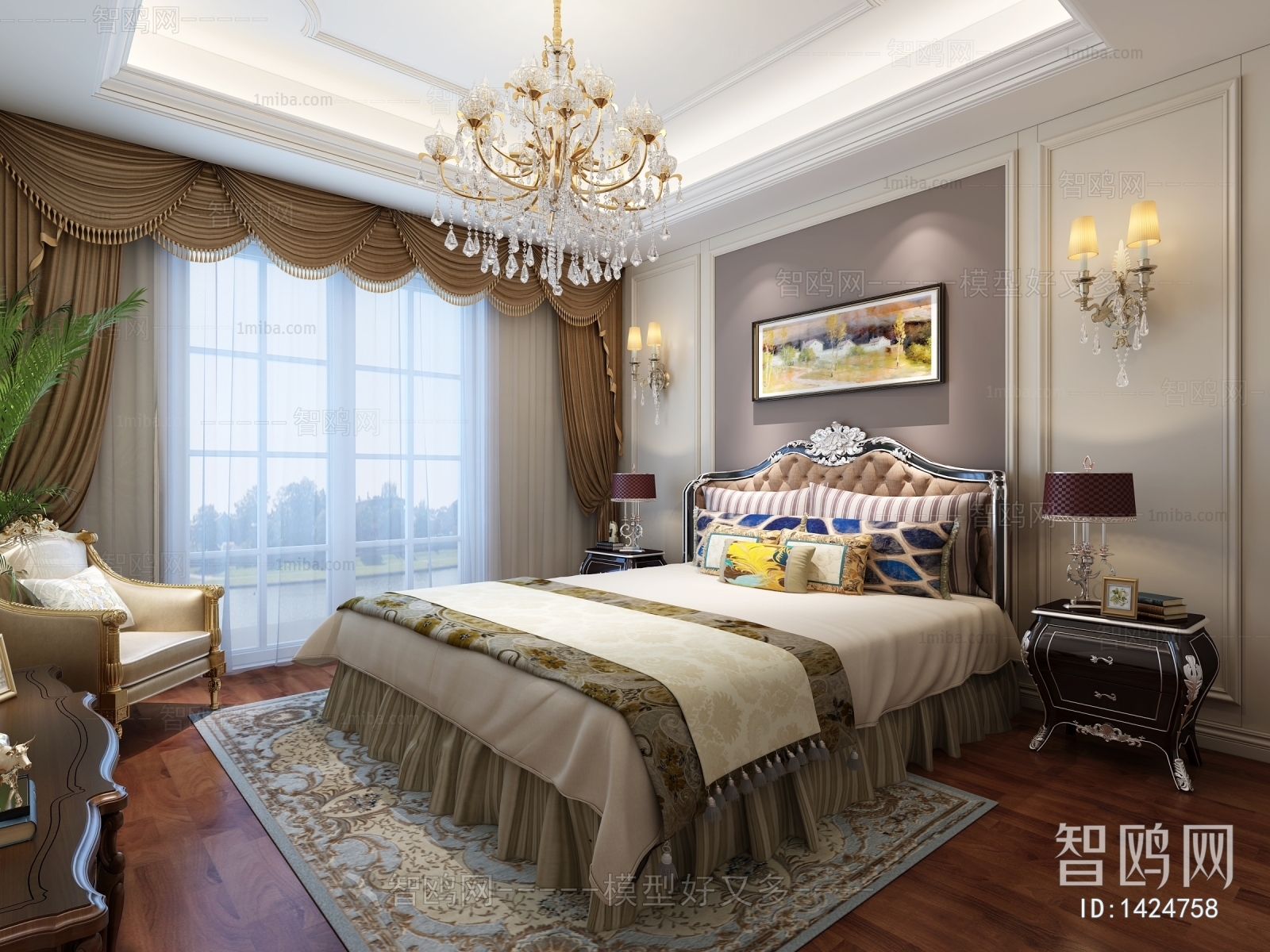 European Style Classical Style Bedroom