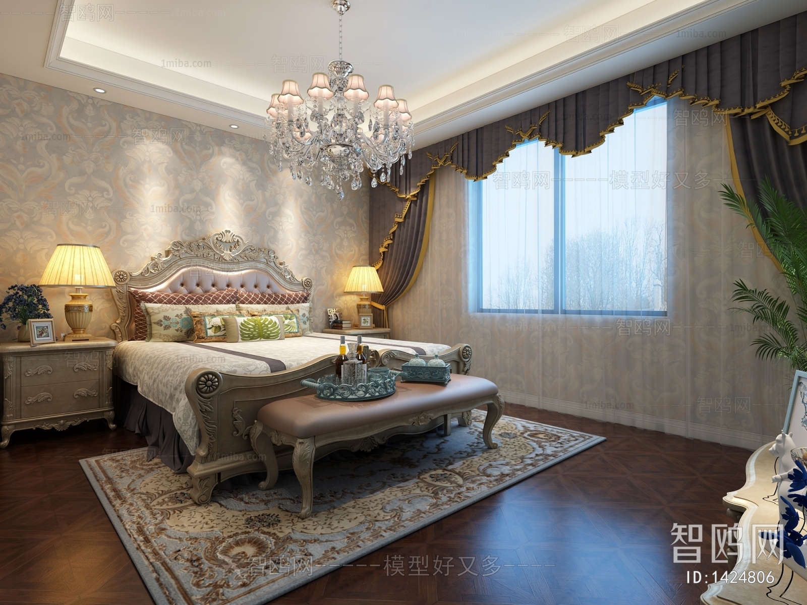 European Style Classical Style Bedroom