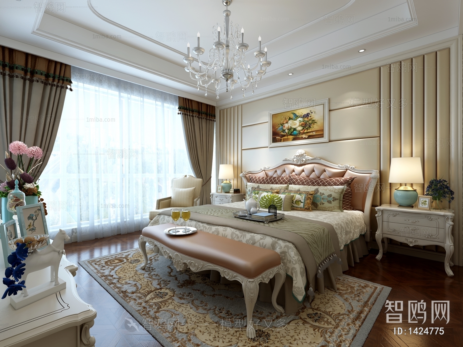 European Style Classical Style Bedroom