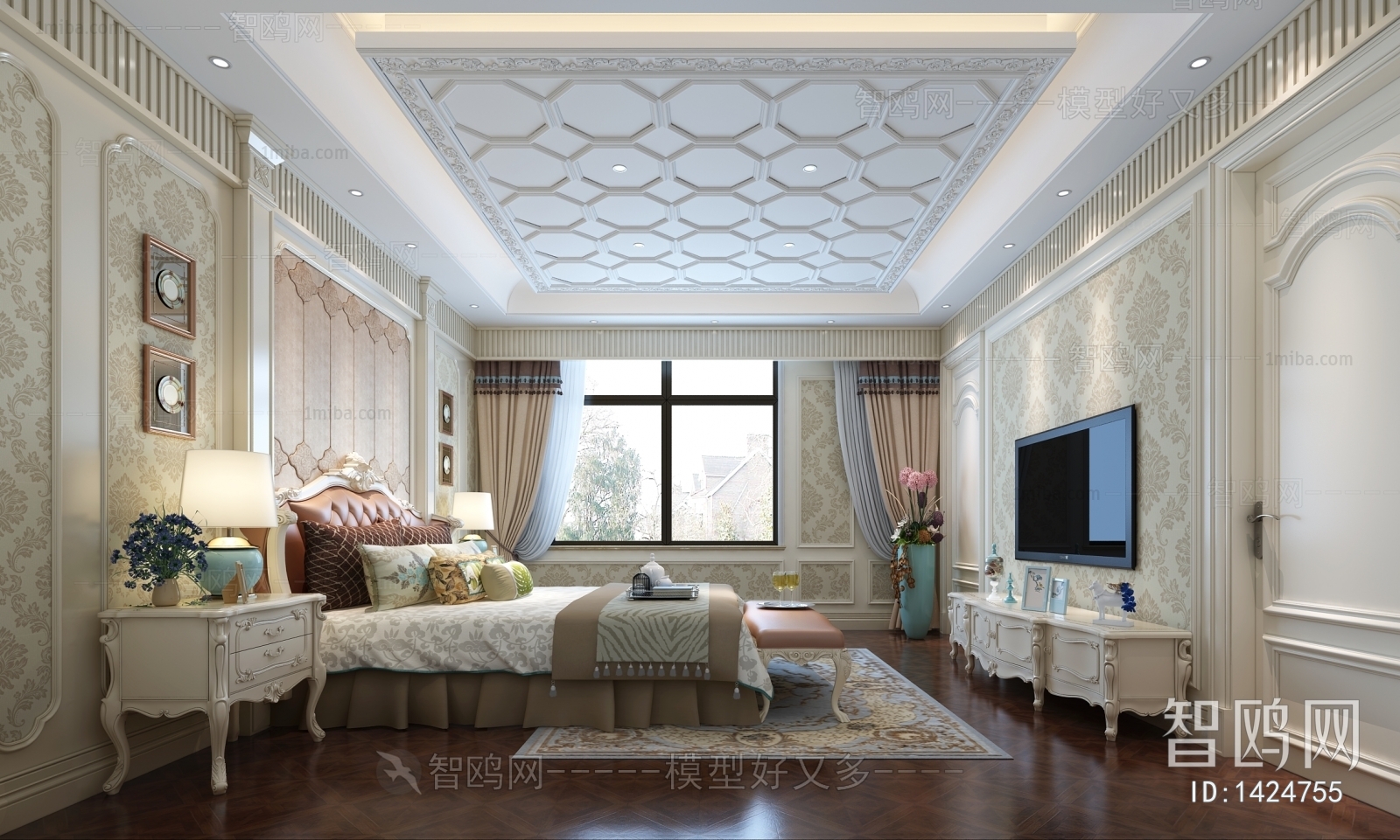 European Style Classical Style Bedroom