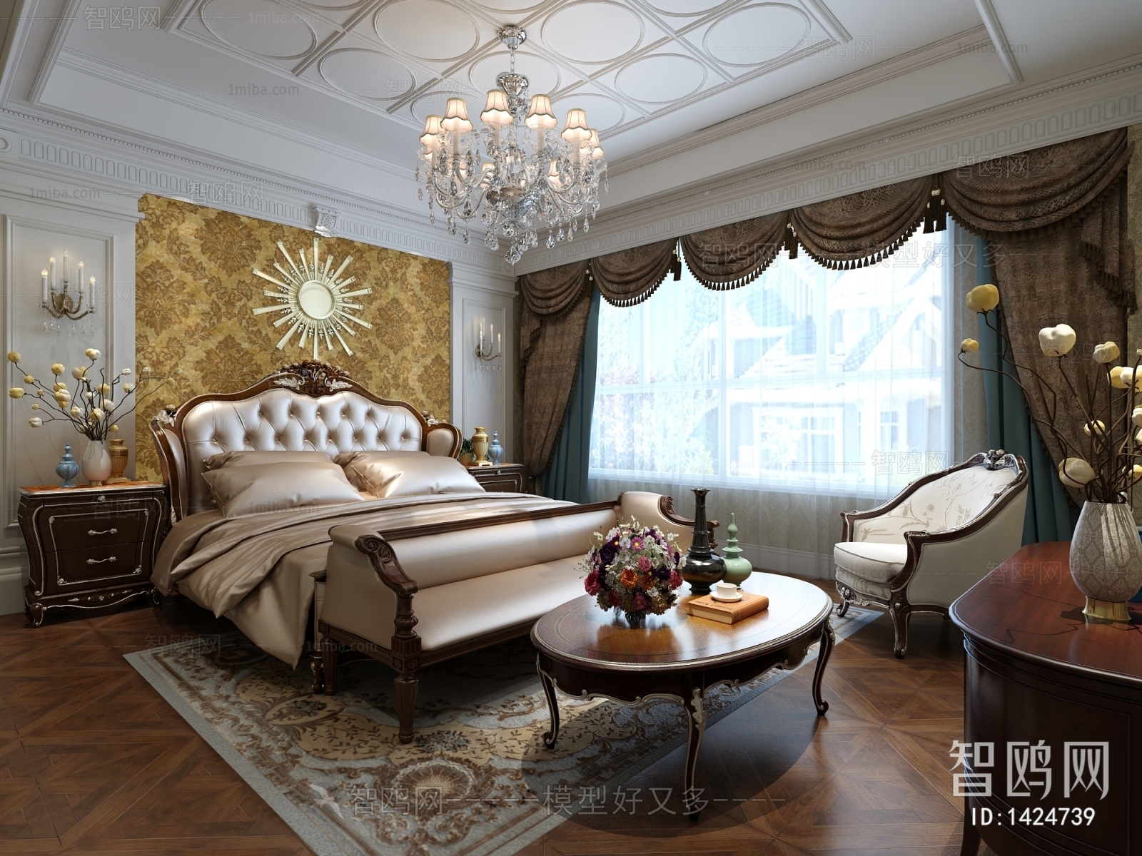 European Style Classical Style Bedroom