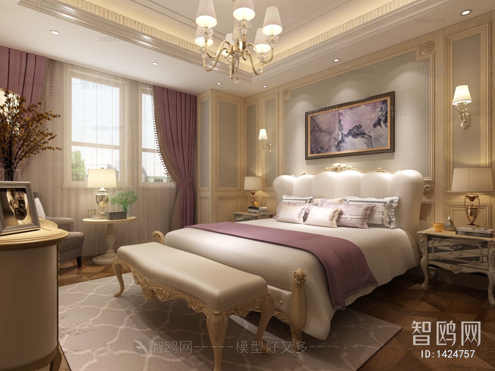 European Style Classical Style Bedroom