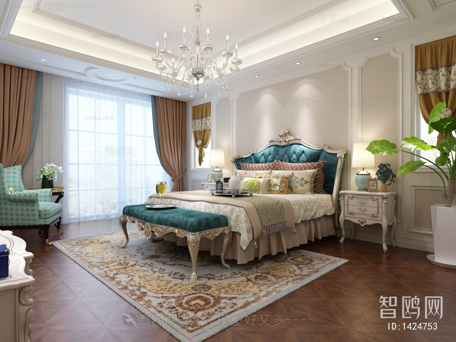 European Style Classical Style Bedroom