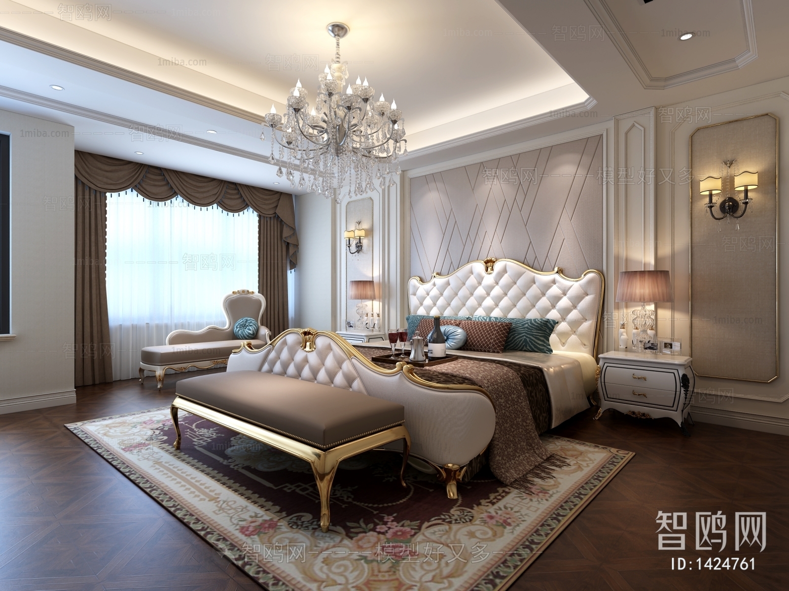 European Style Classical Style Bedroom