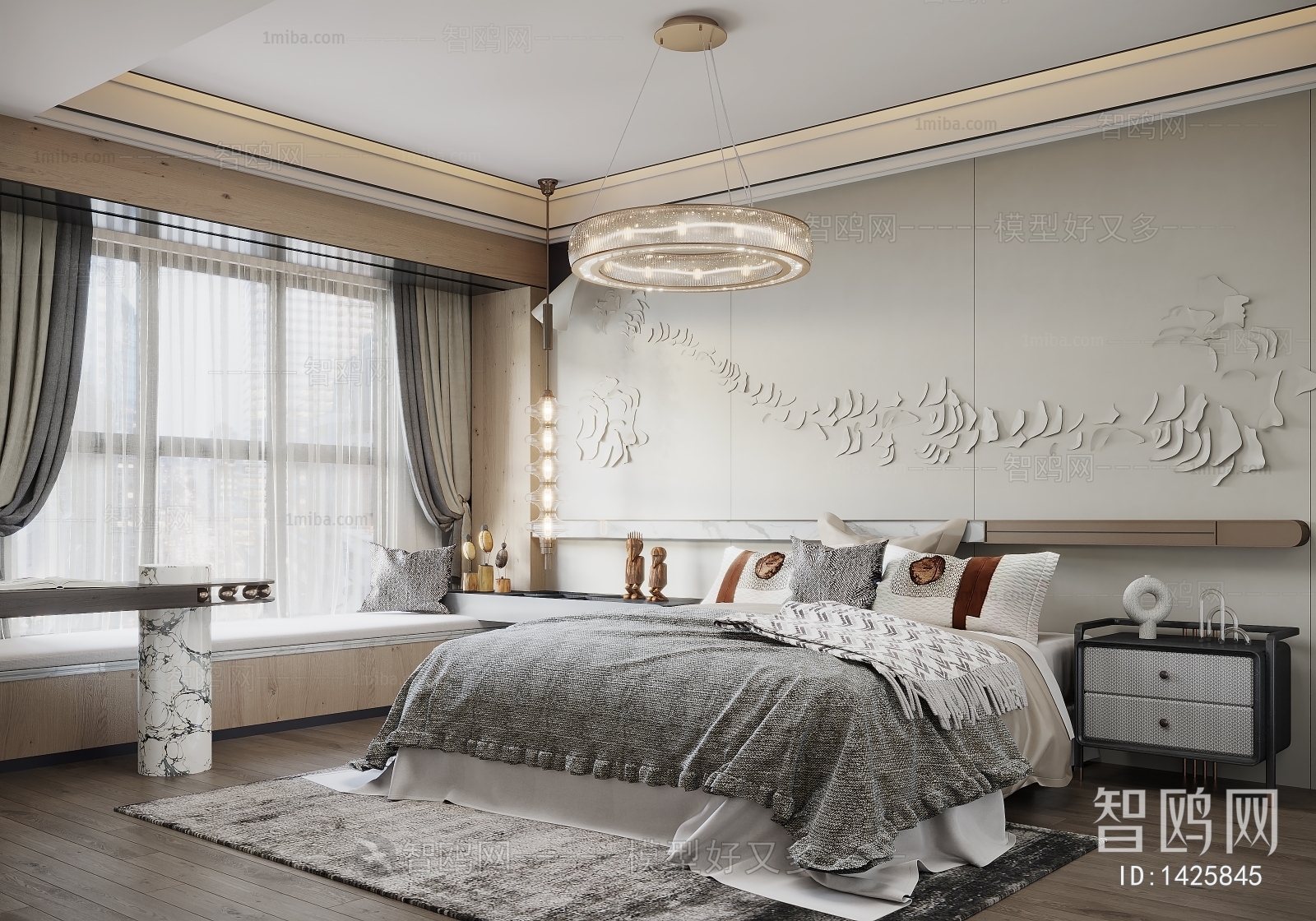 Modern New Chinese Style Bedroom