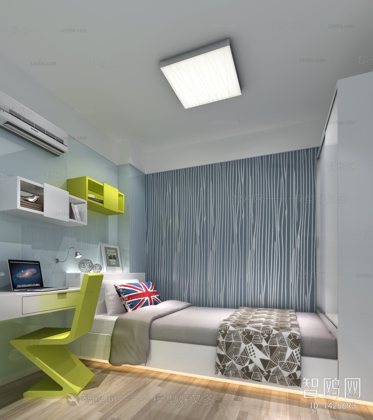 Modern Boy's Room And Son's Room