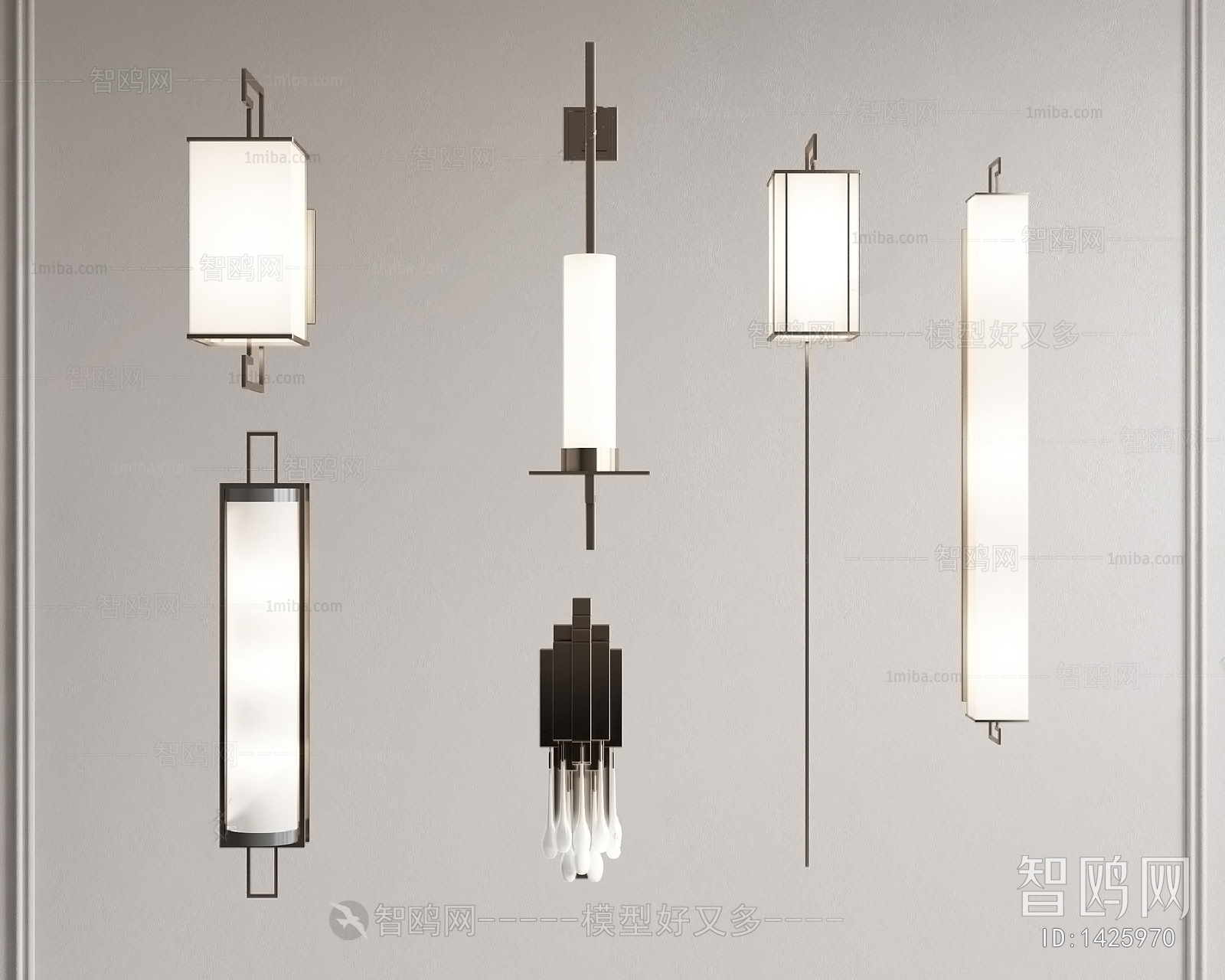 New Chinese Style Wall Lamp