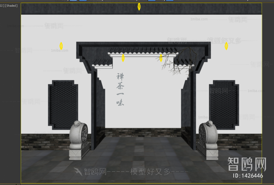 New Chinese Style Facade Element