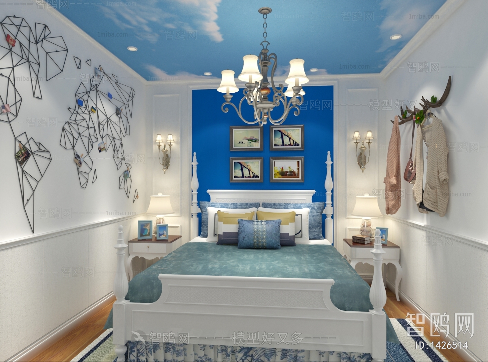 Mediterranean Style Bedroom