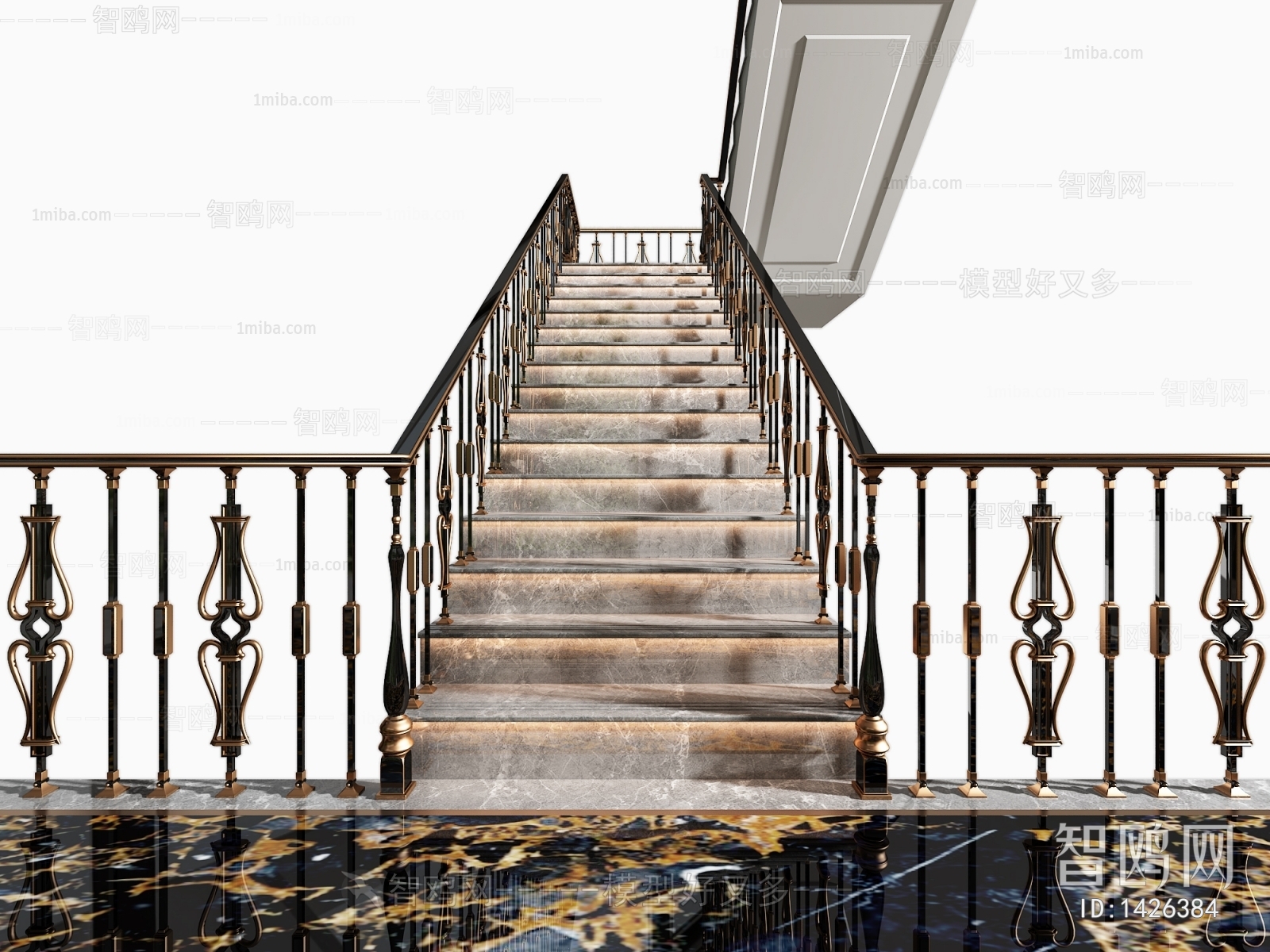 Modern Stair Balustrade/elevator