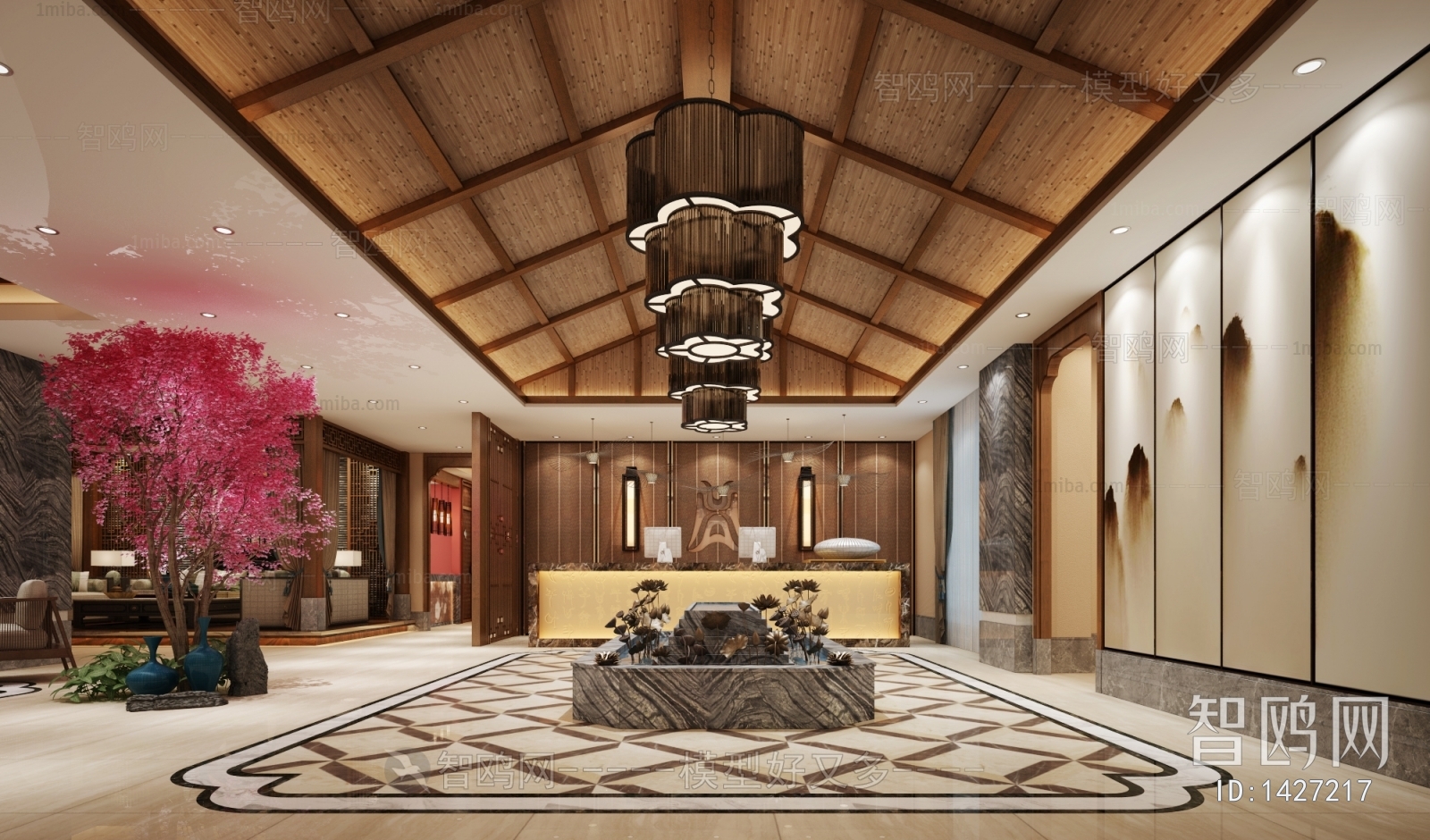 New Chinese Style Lobby Hall