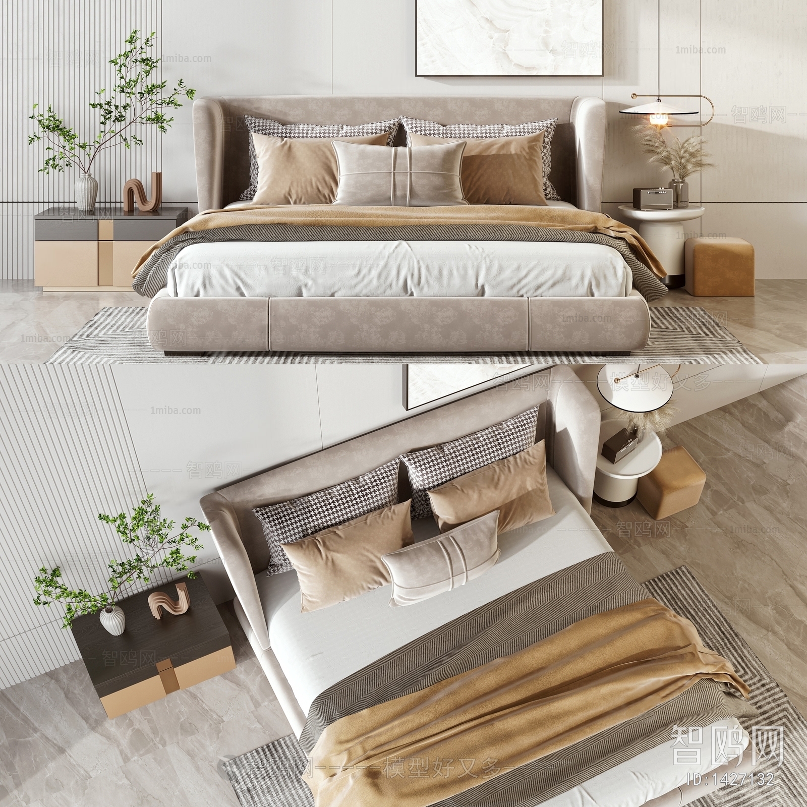 Modern Double Bed