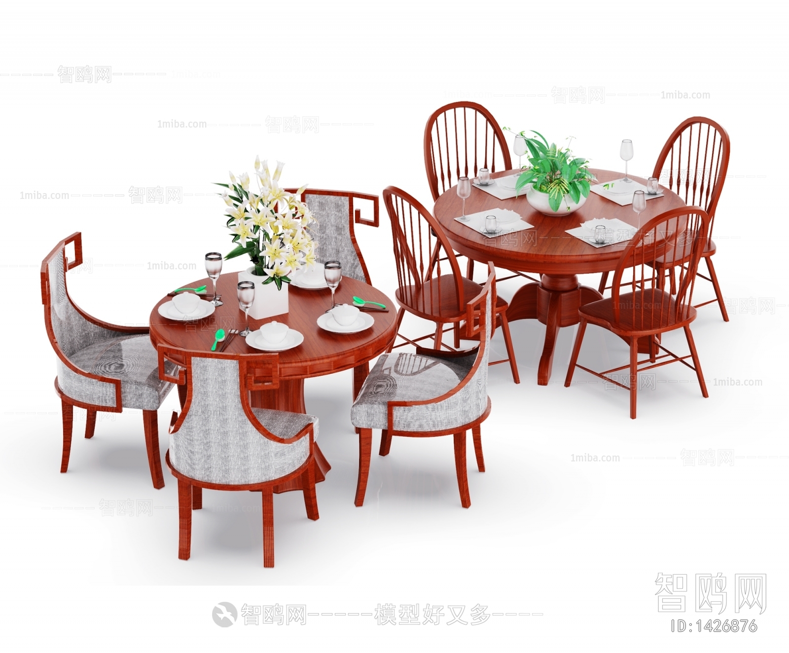 New Chinese Style Dining Table And Chairs