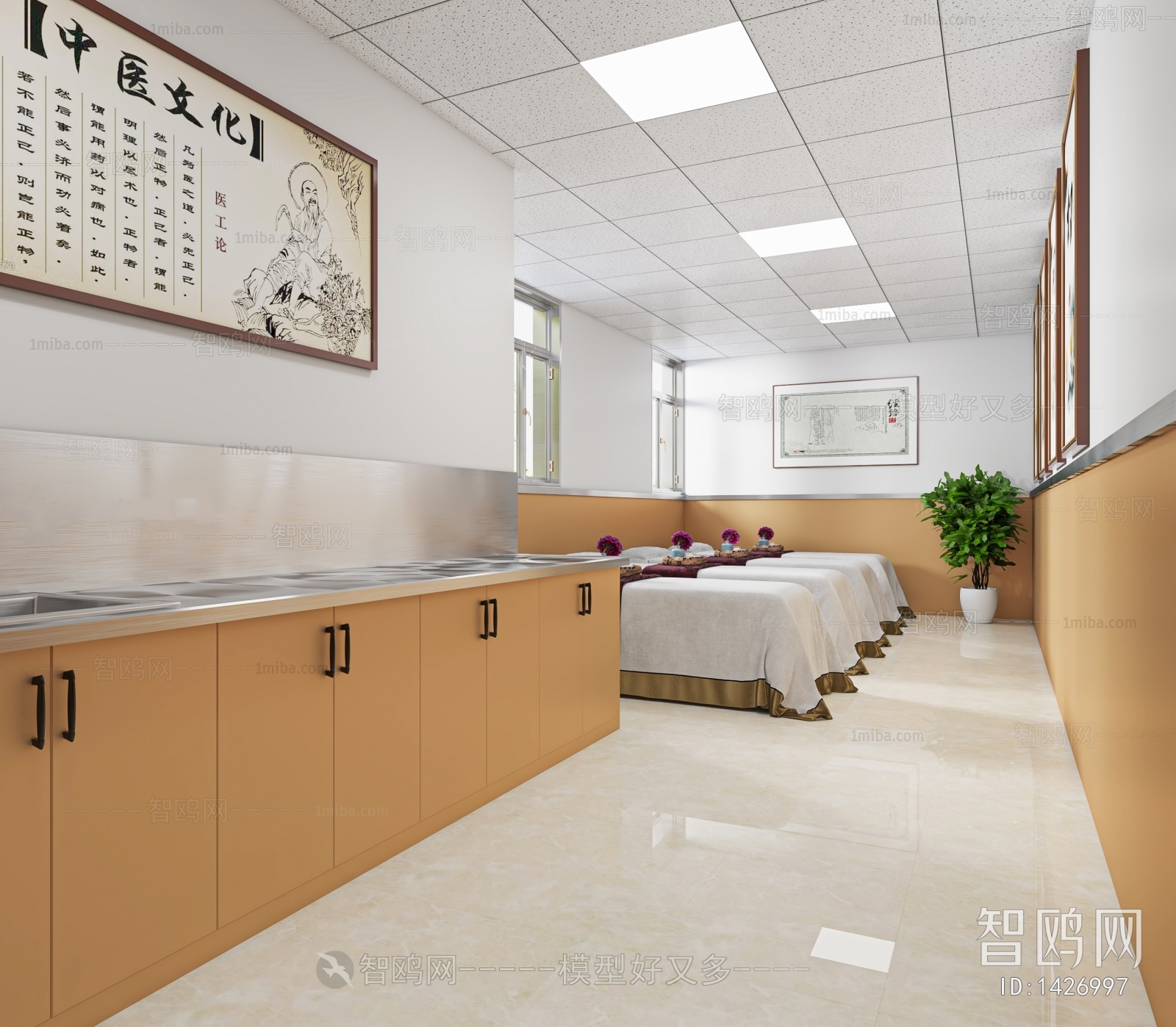 Chinese Style Medical Space And Cultural Space