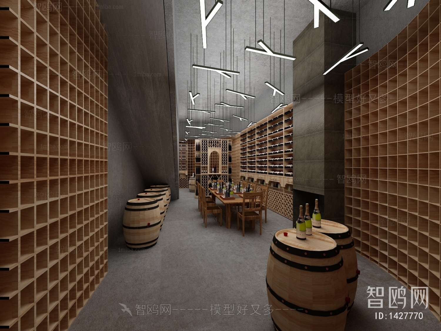 Modern Wine Cellar/Wine Tasting Room