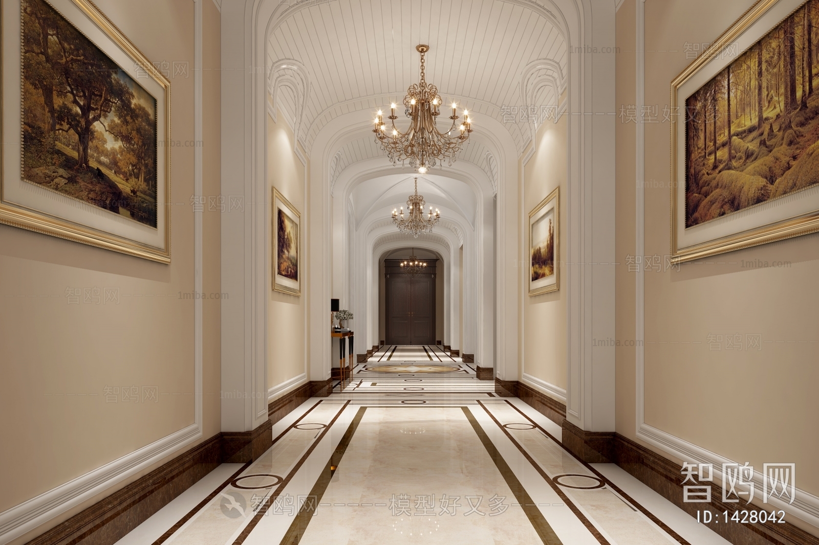 European Style Hallway