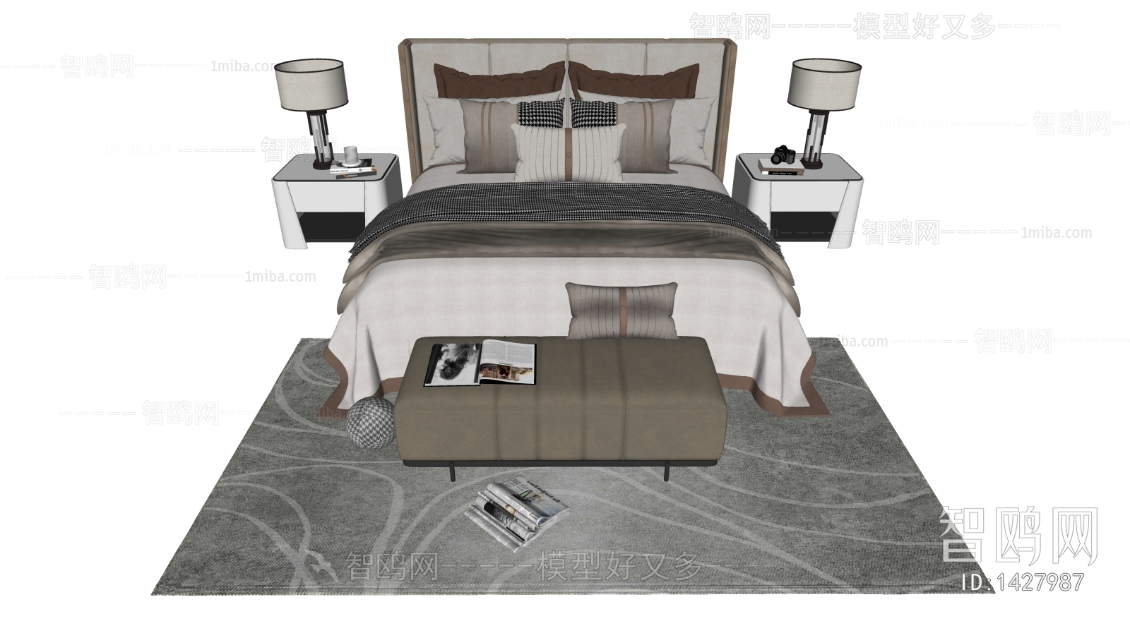 Modern Double Bed