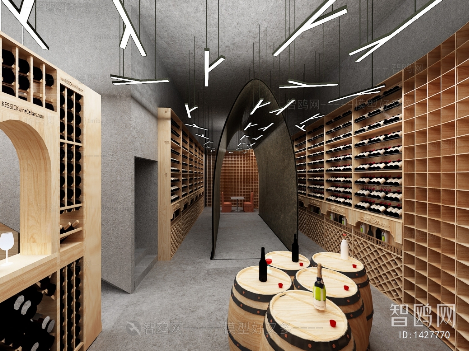 Modern Wine Cellar/Wine Tasting Room