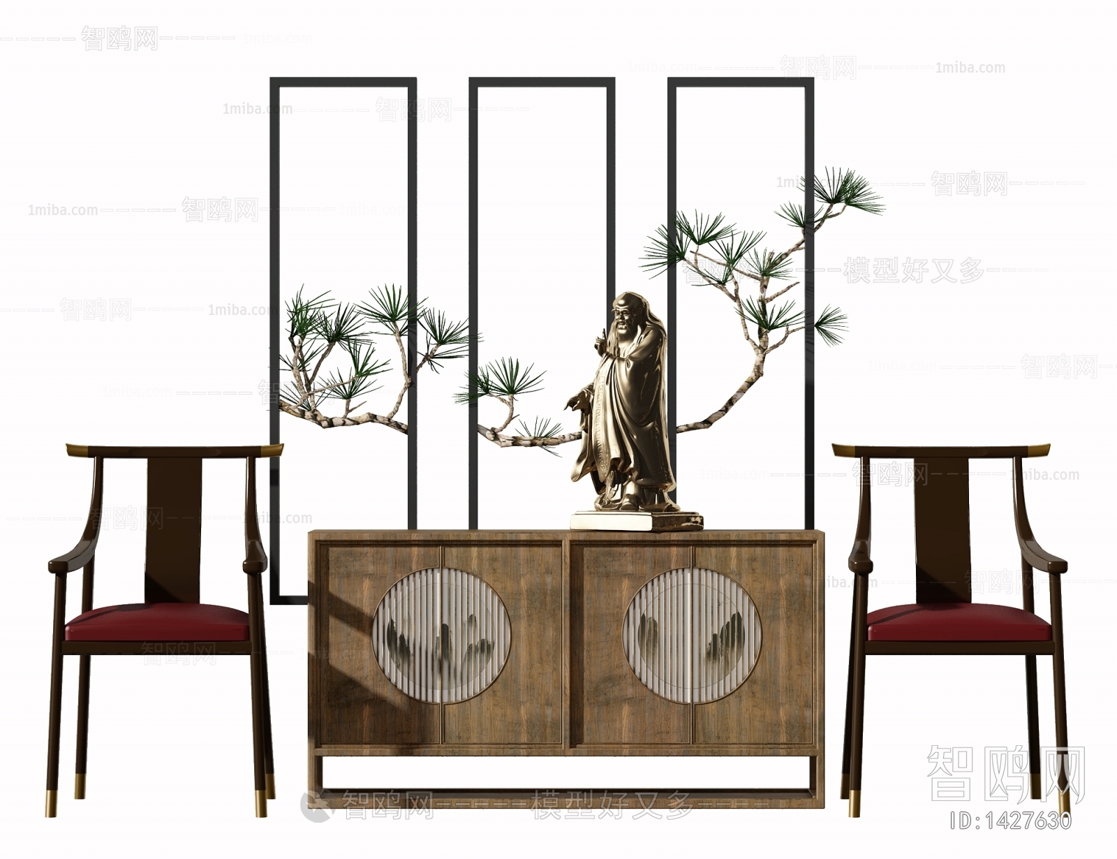 New Chinese Style Side Cabinet/Entrance Cabinet