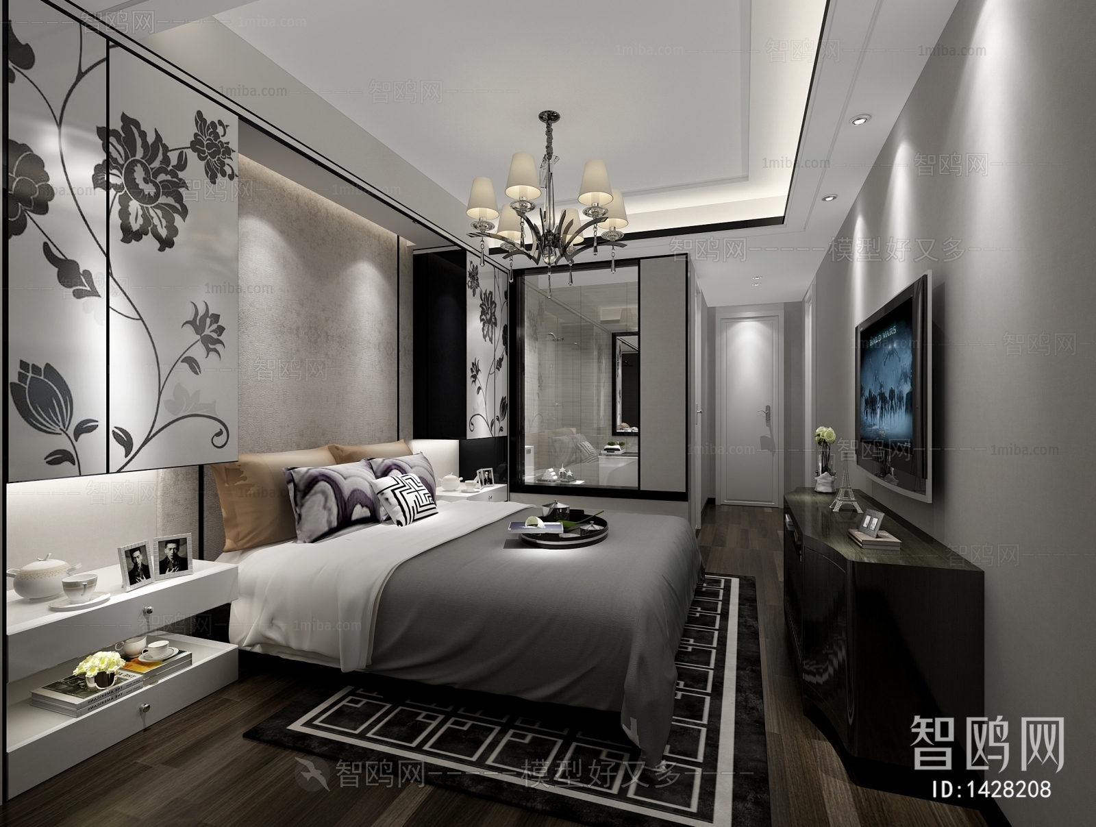 New Chinese Style Bedroom