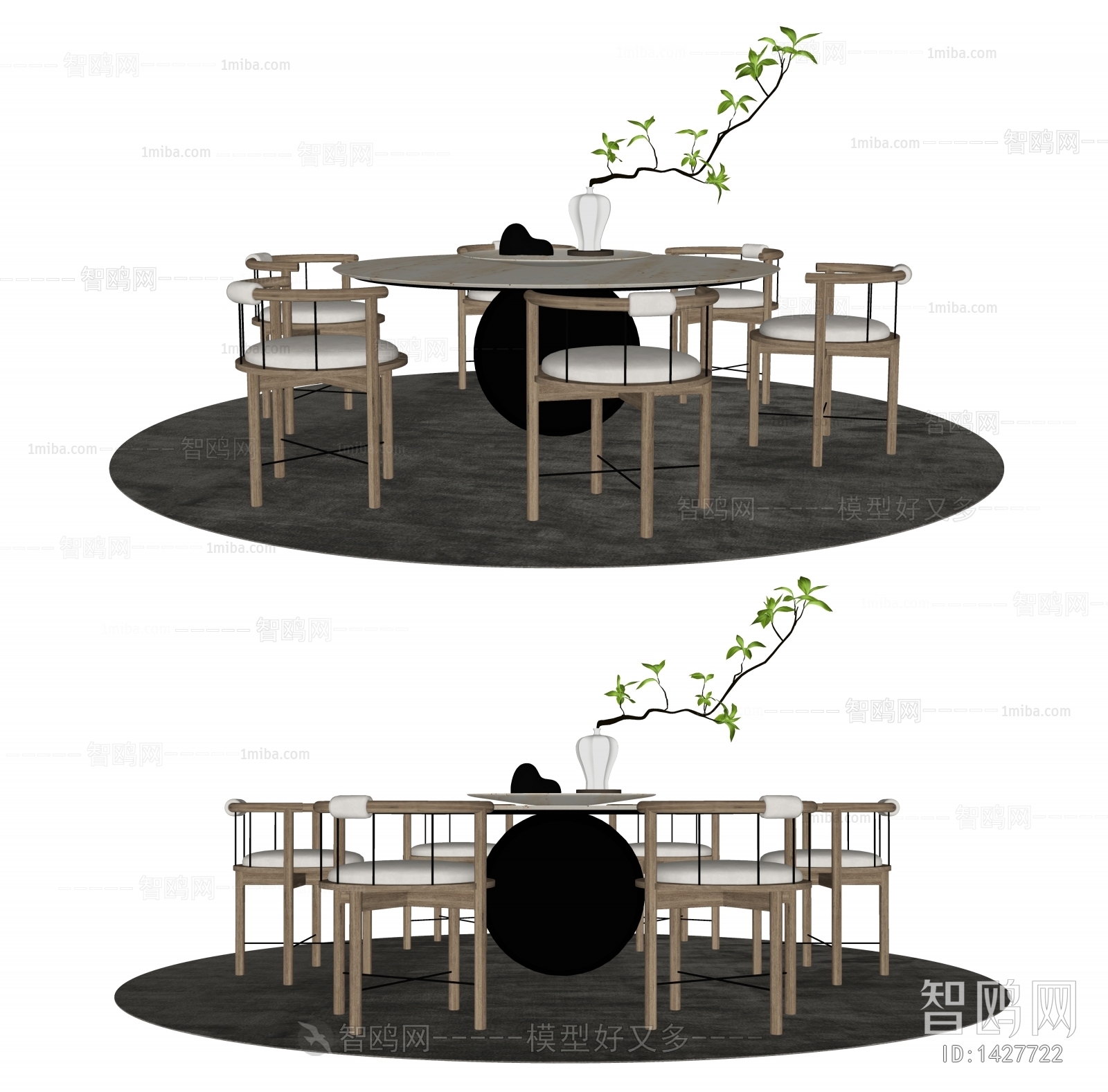 New Chinese Style Dining Table And Chairs