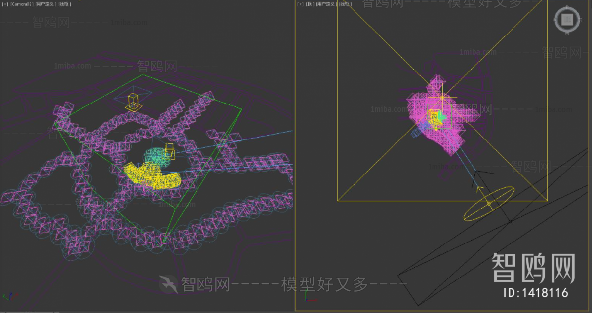 现代办公楼 酒店鸟瞰规划