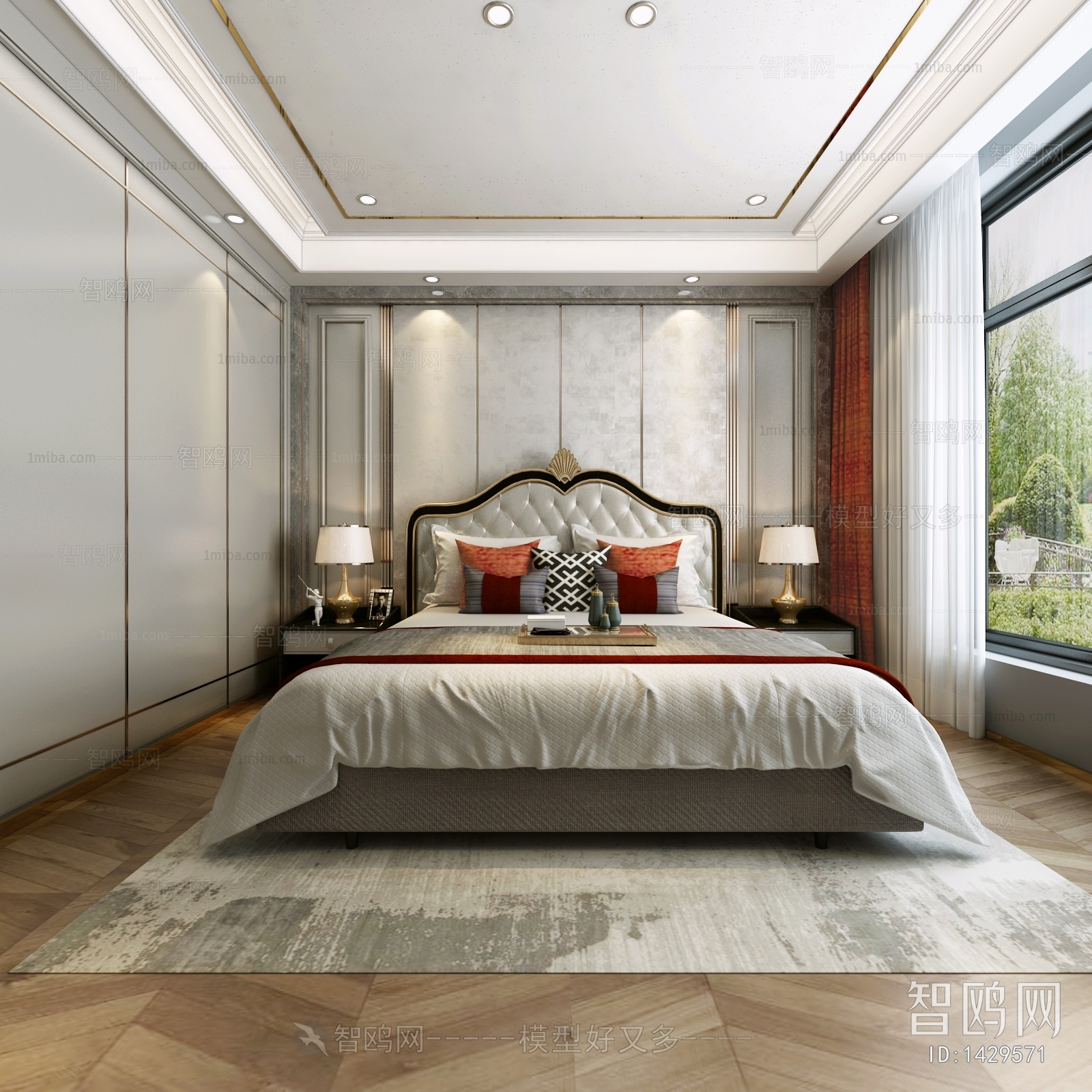 Post Modern Style Bedroom