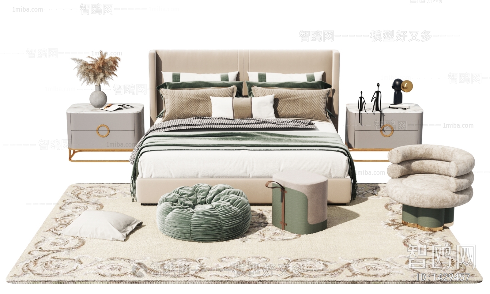 French Style Double Bed