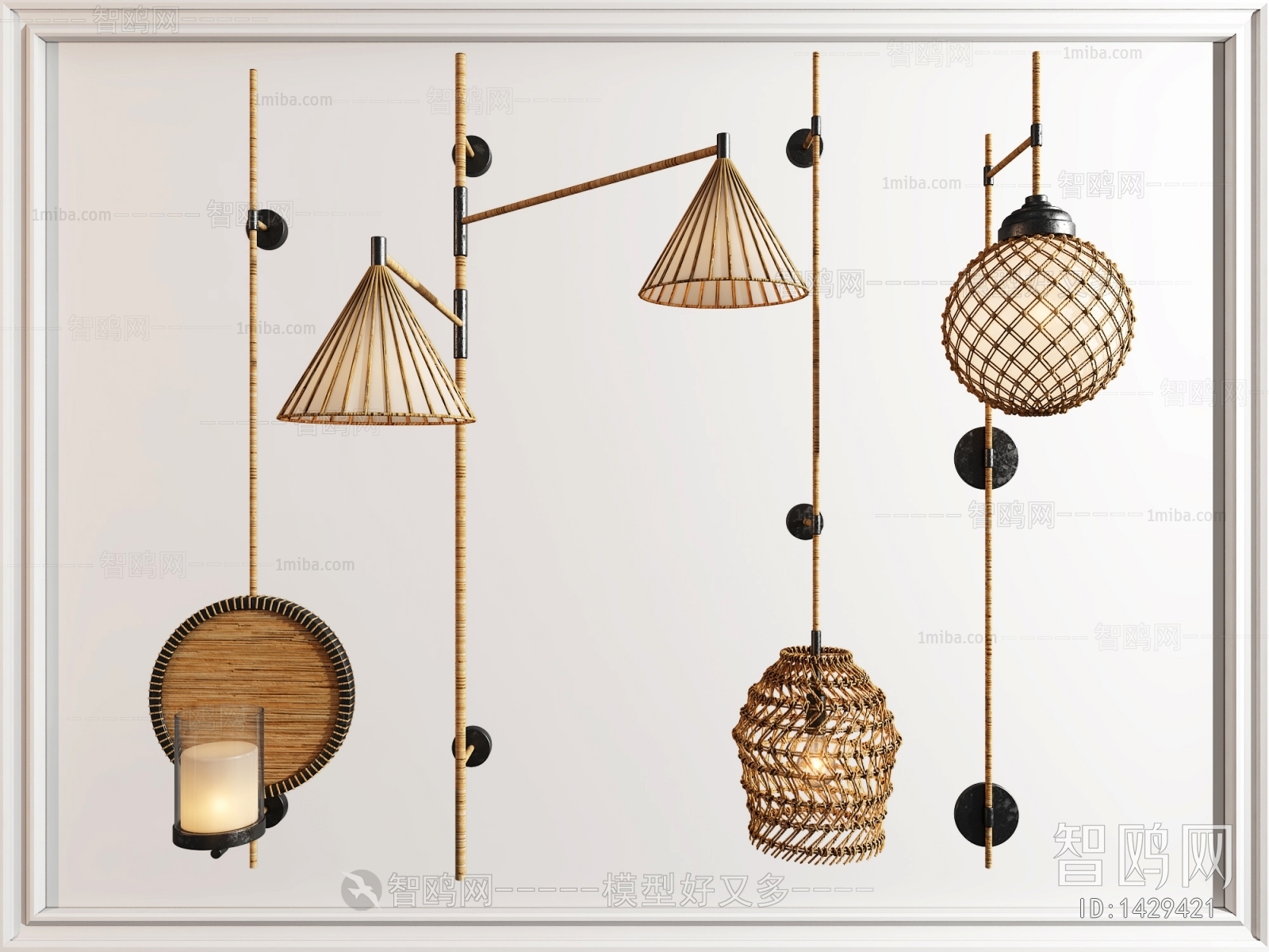Southeast Asian Style New Chinese Style Wall Lamp