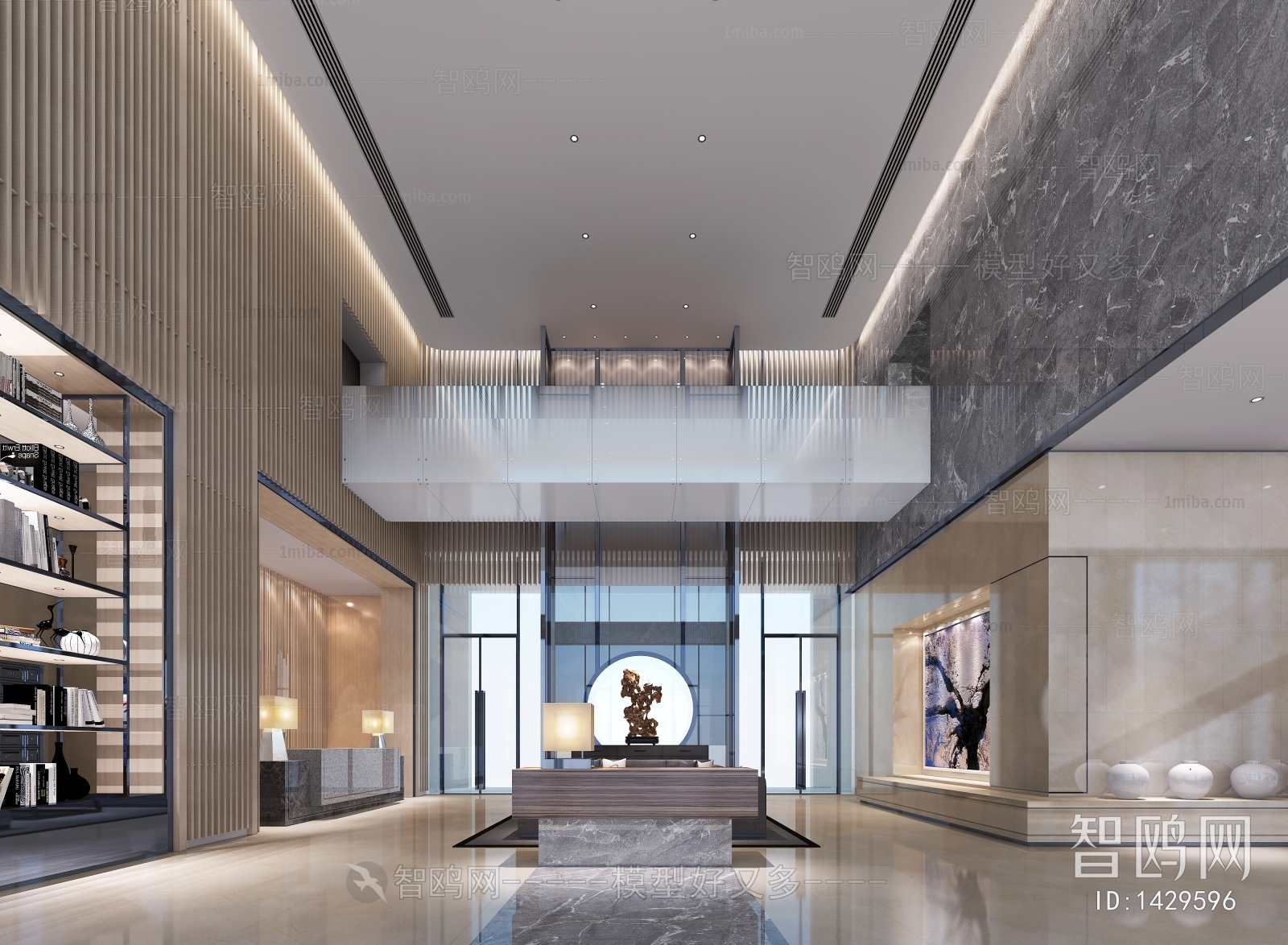 New Chinese Style Lobby Hall