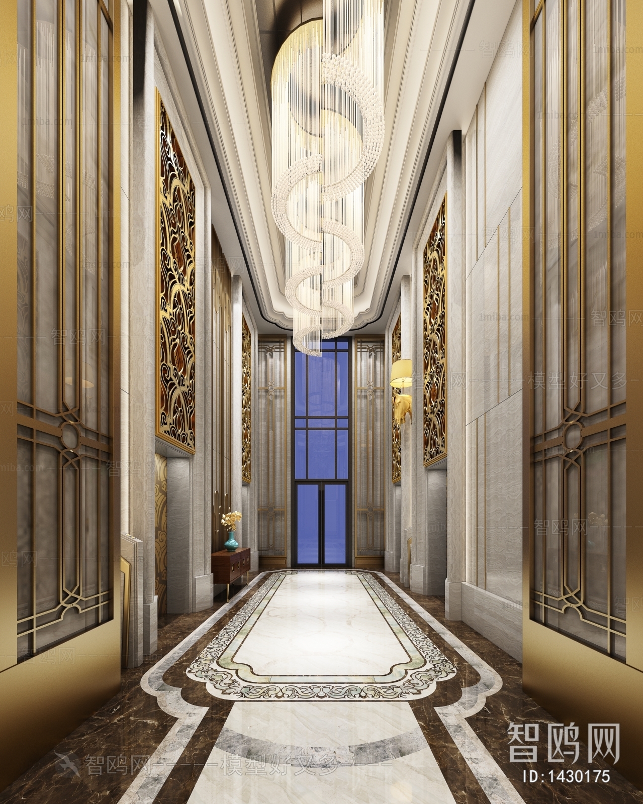 European Style Corridor Elevator Hall