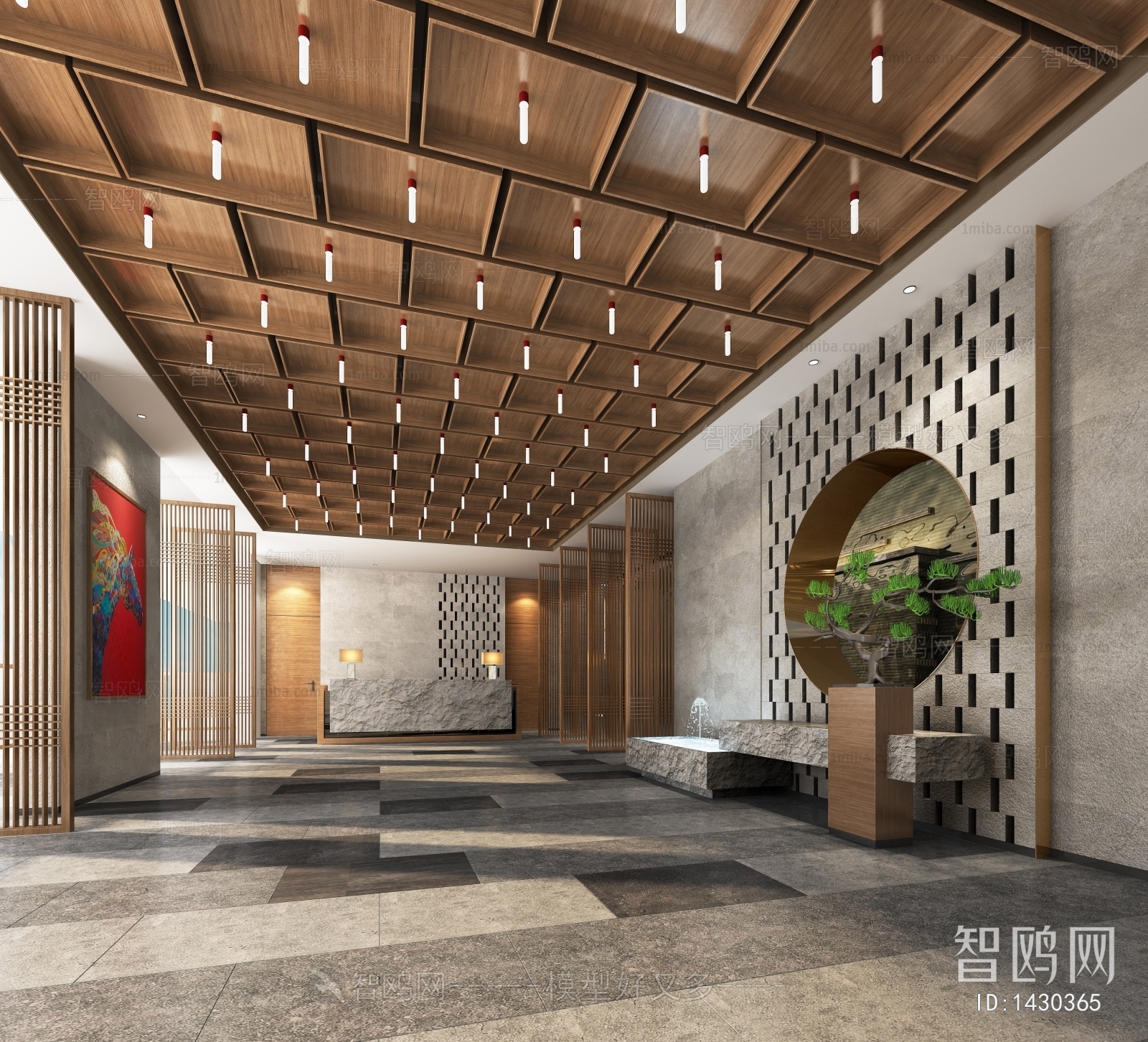 New Chinese Style Lobby Hall