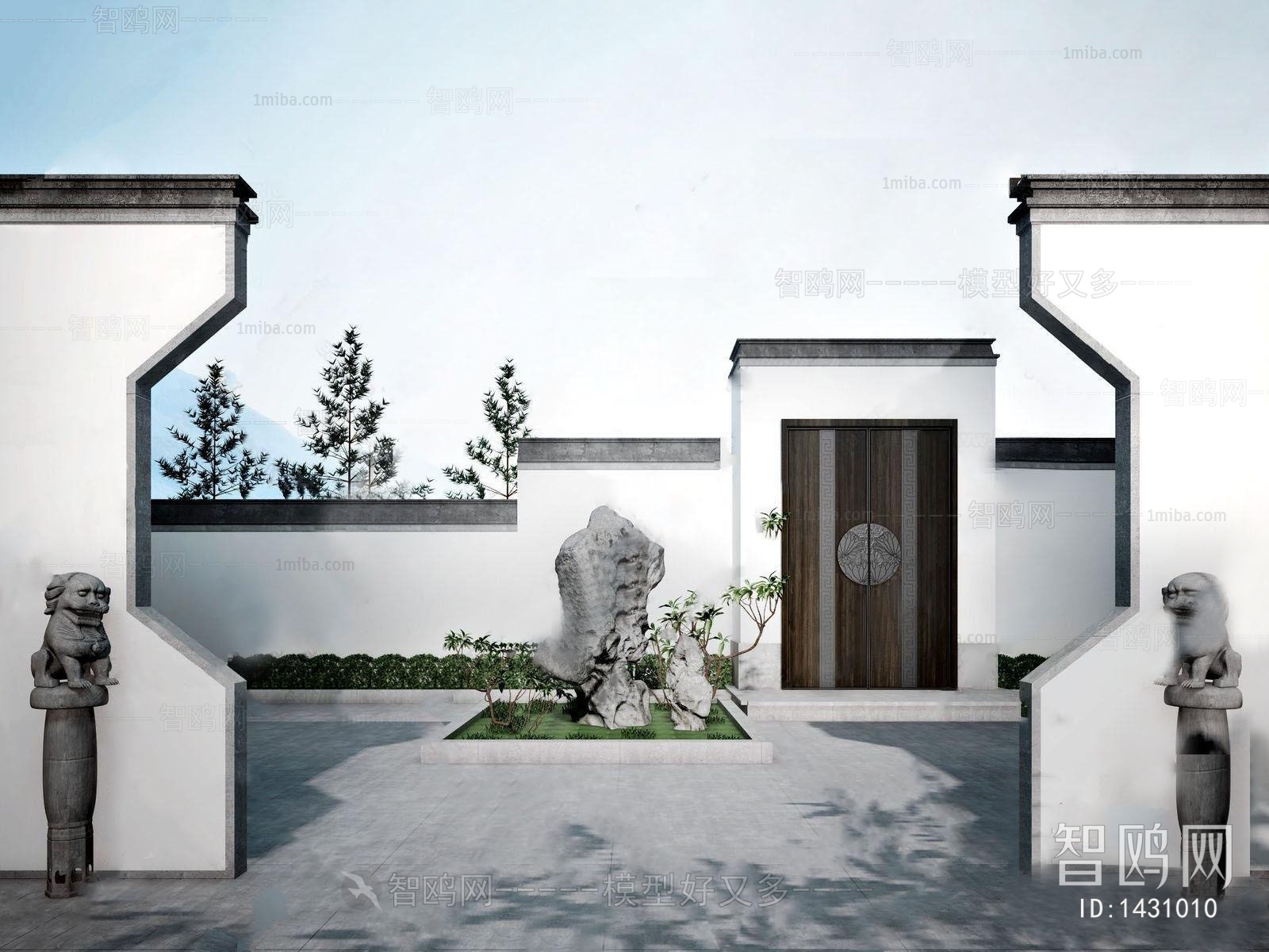 New Chinese Style Courtyard/landscape