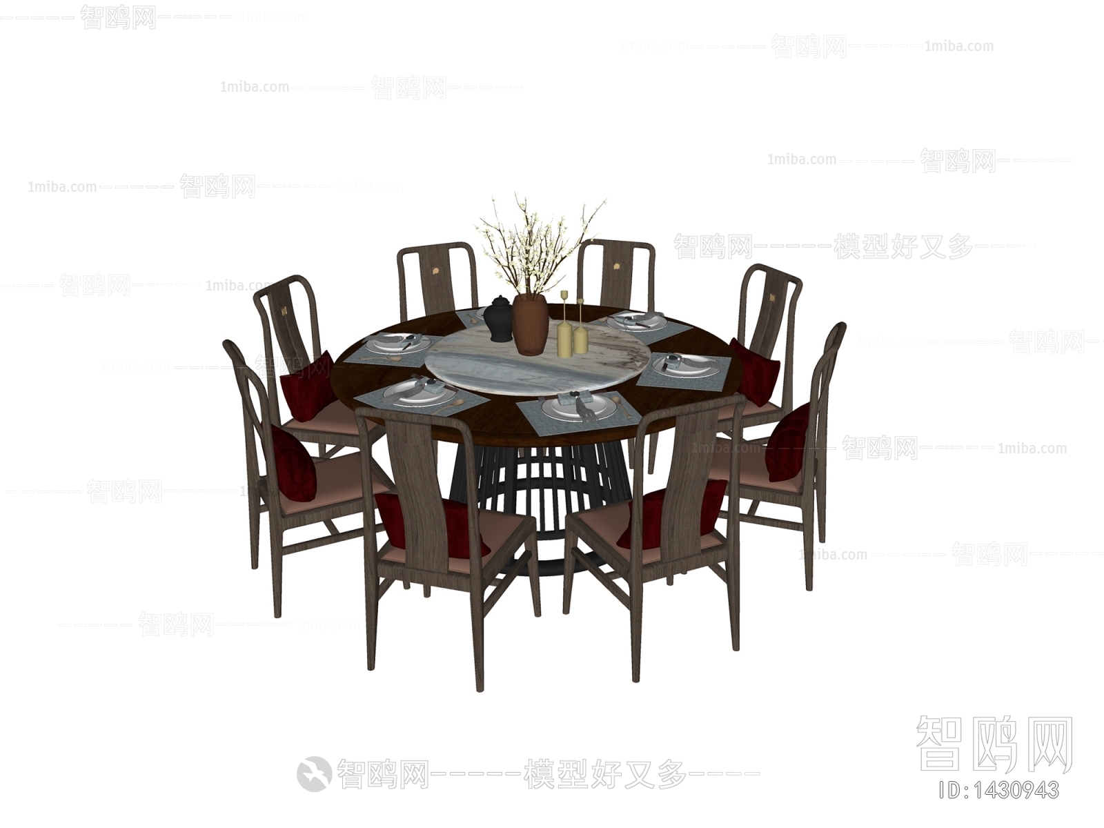 New Chinese Style Dining Table And Chairs