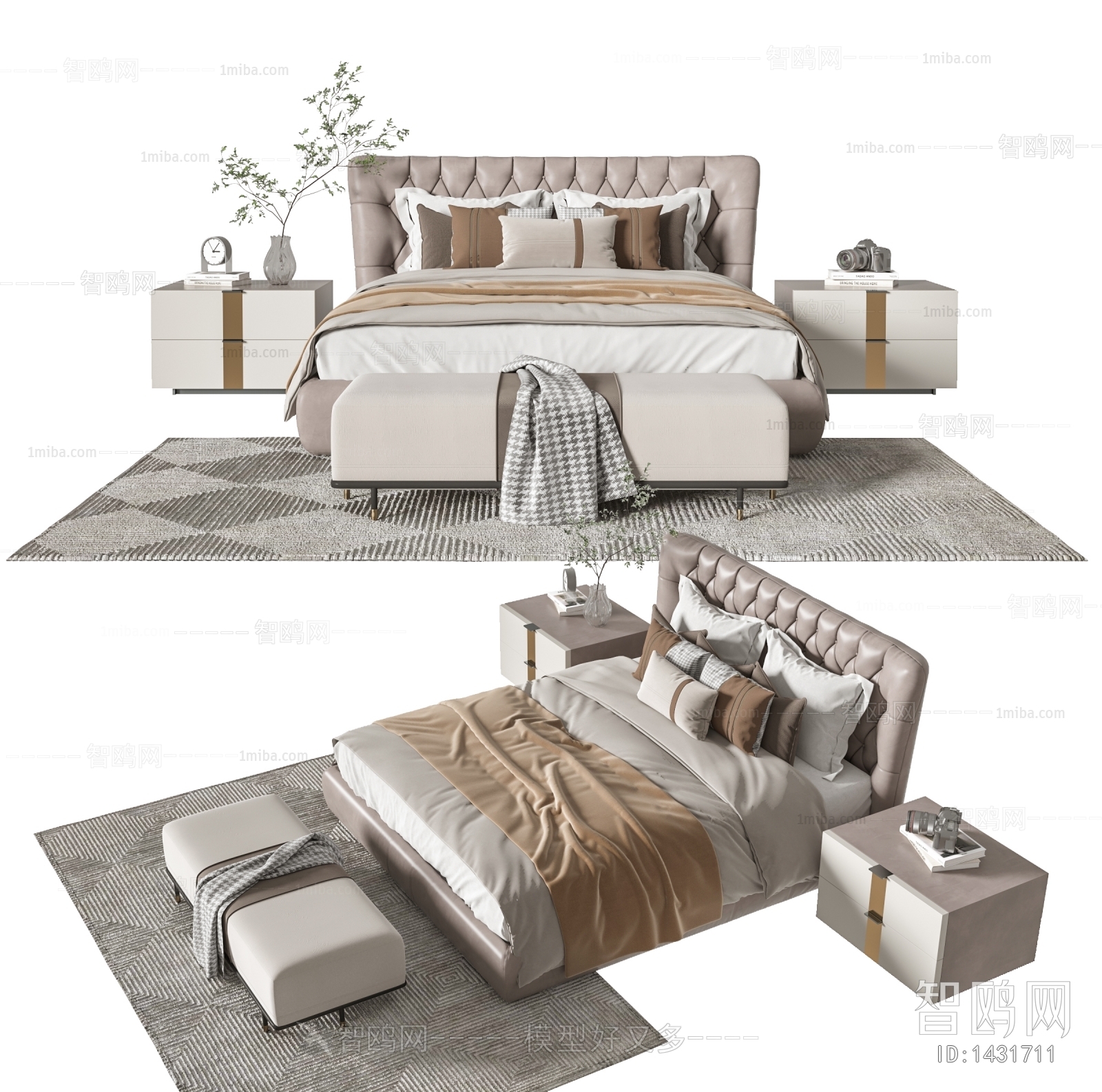 Modern Double Bed