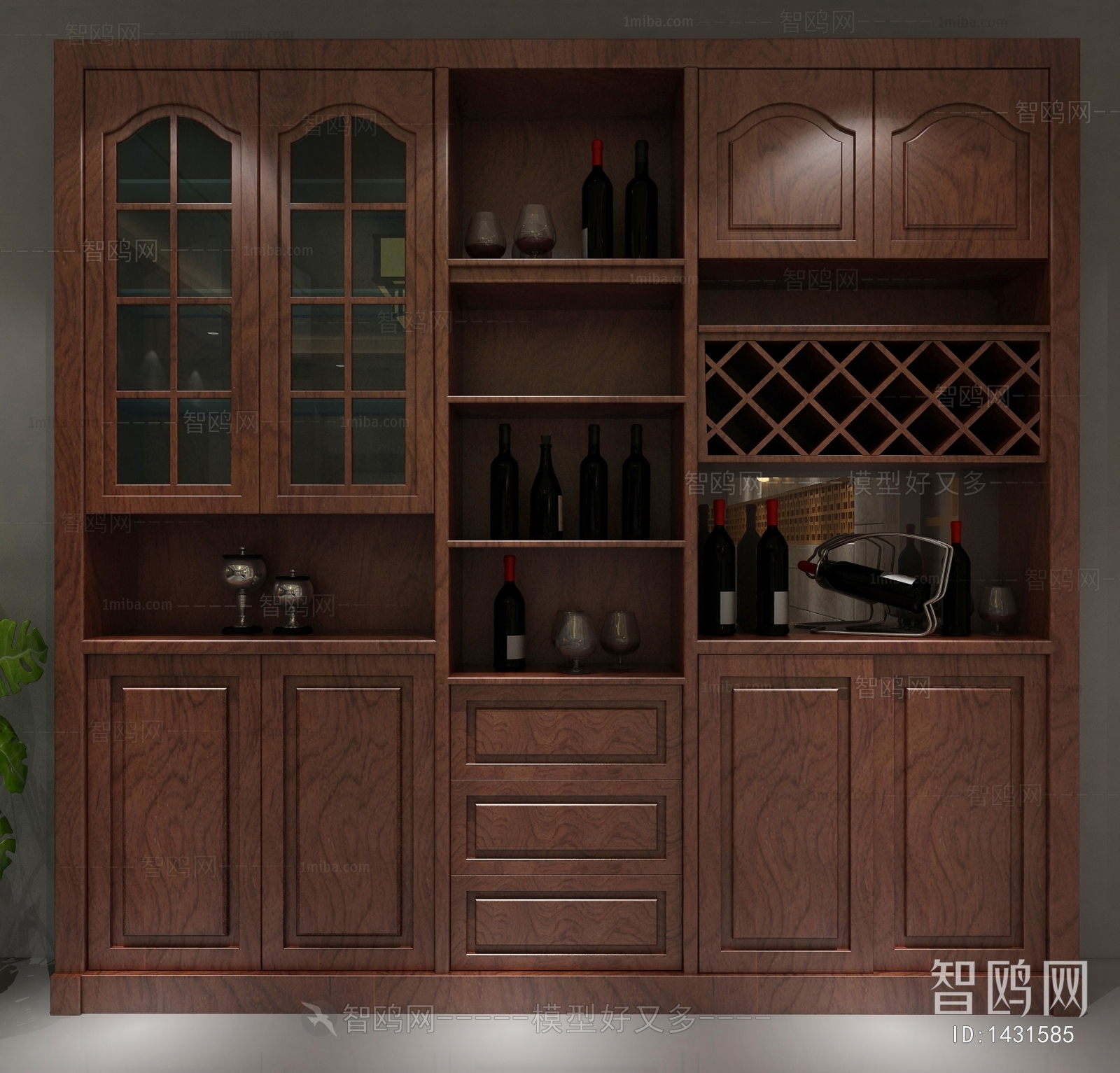 新中式酒柜